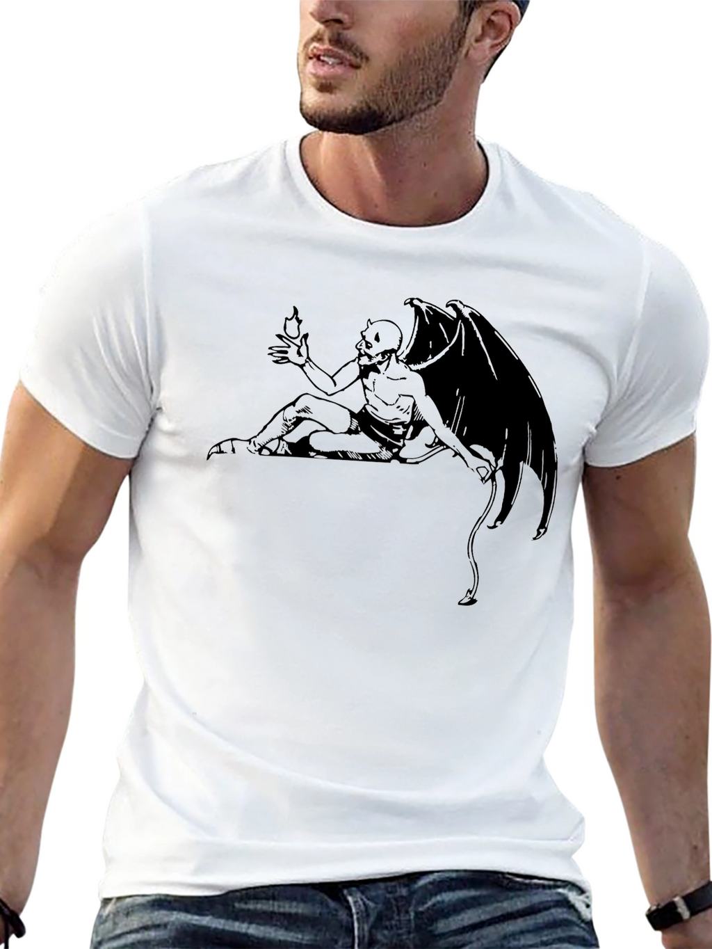 Gargoyle Graphic Black T-Shirt