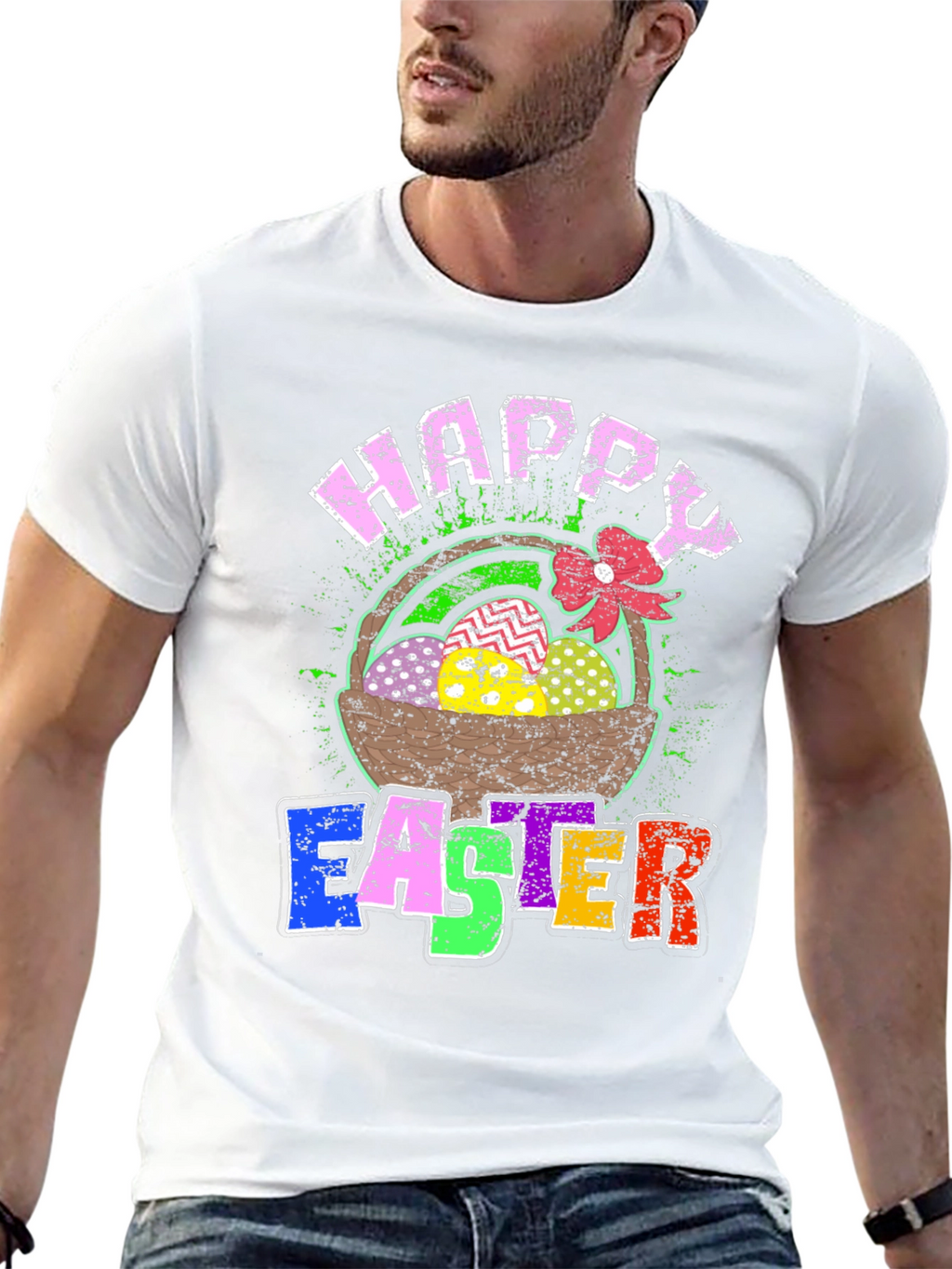 Happy Easter Graphic T-Shirt