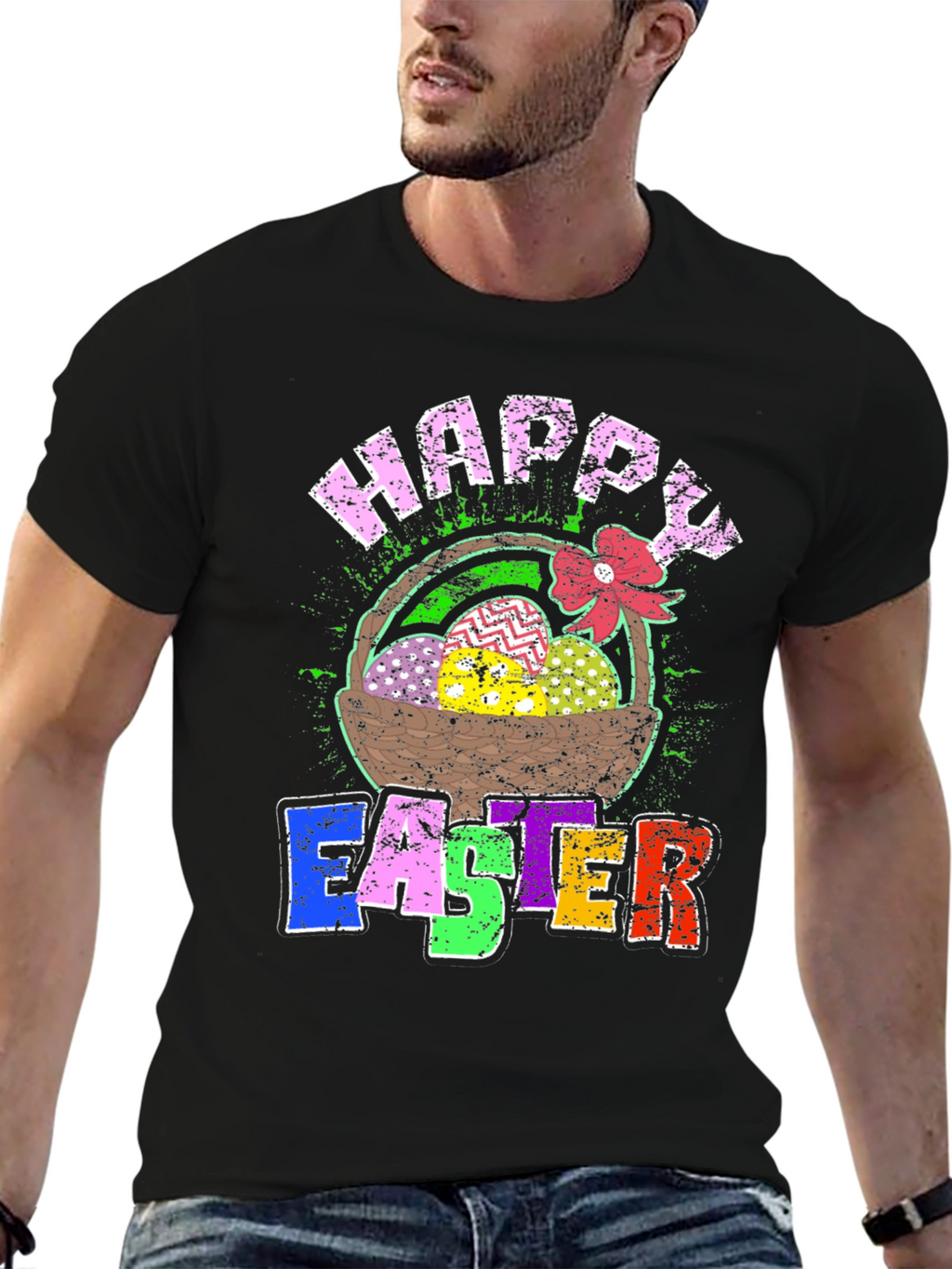 Happy Easter Graphic T-Shirt