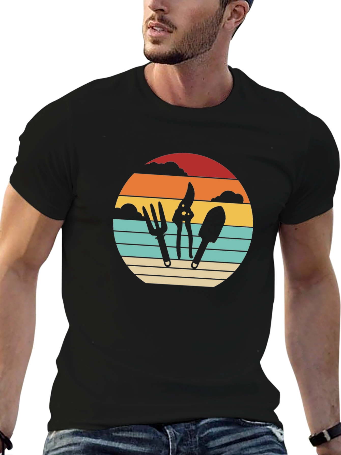Gardening Tool Sunset T-Shirt