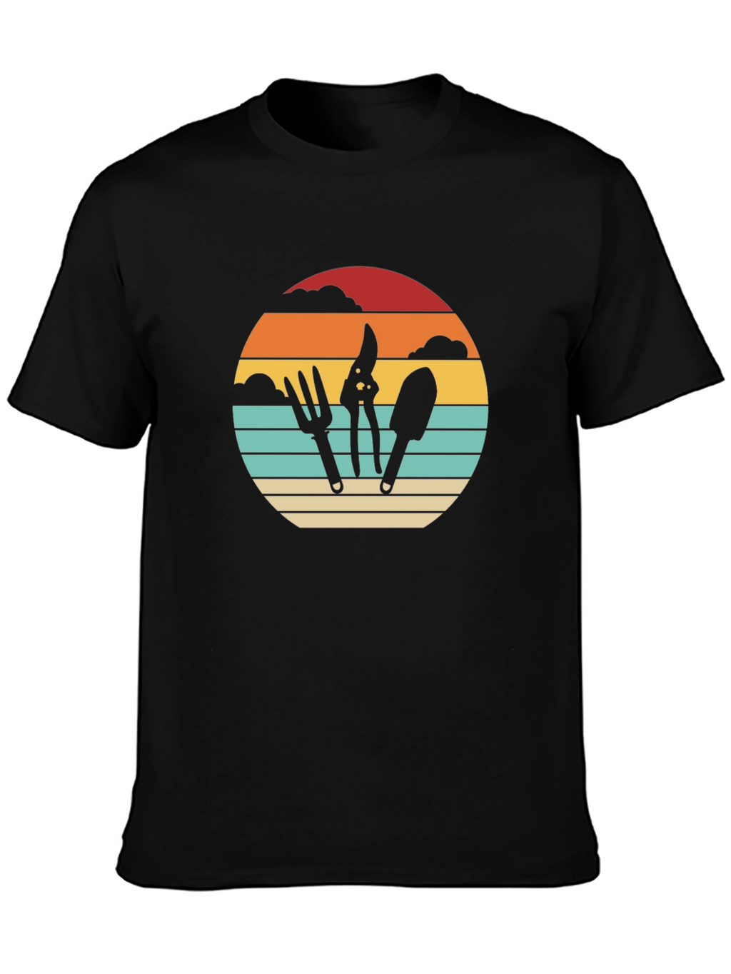 Gardening Tool Sunset T-Shirt