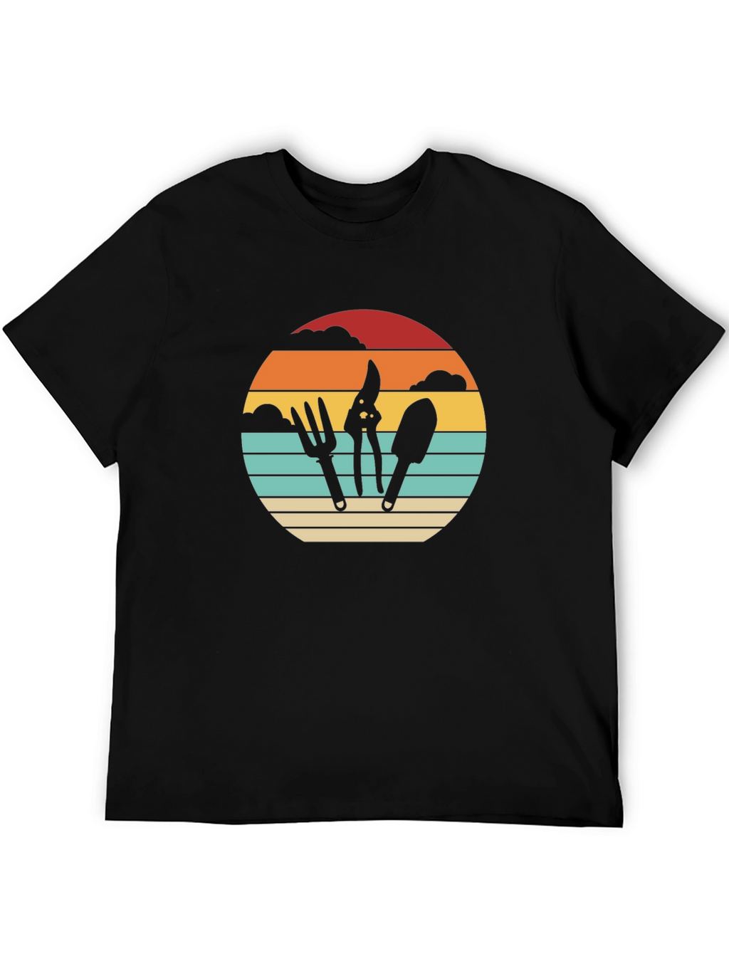 Gardening Tool Sunset T-Shirt