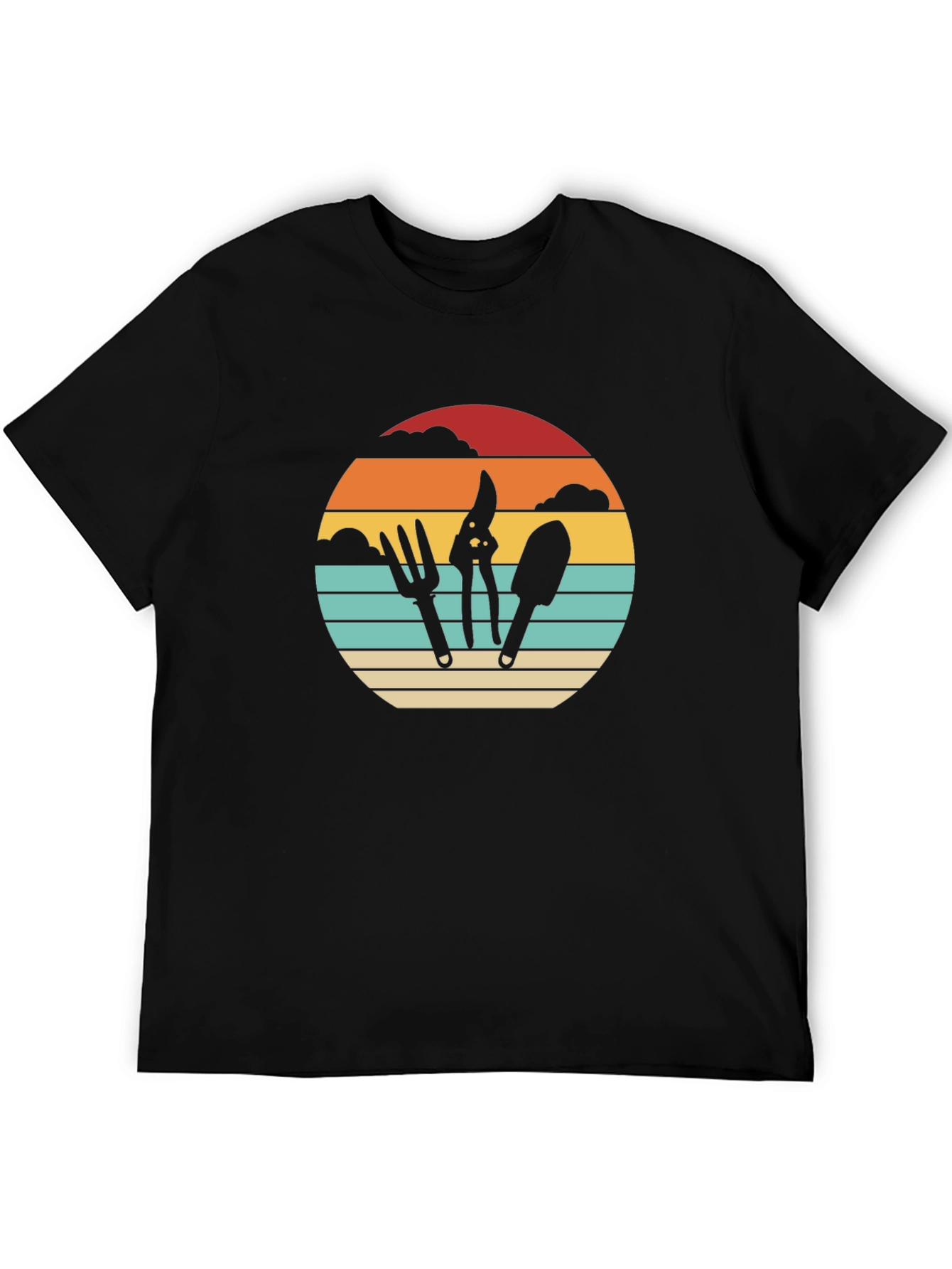Gardening Tool Sunset T-Shirt