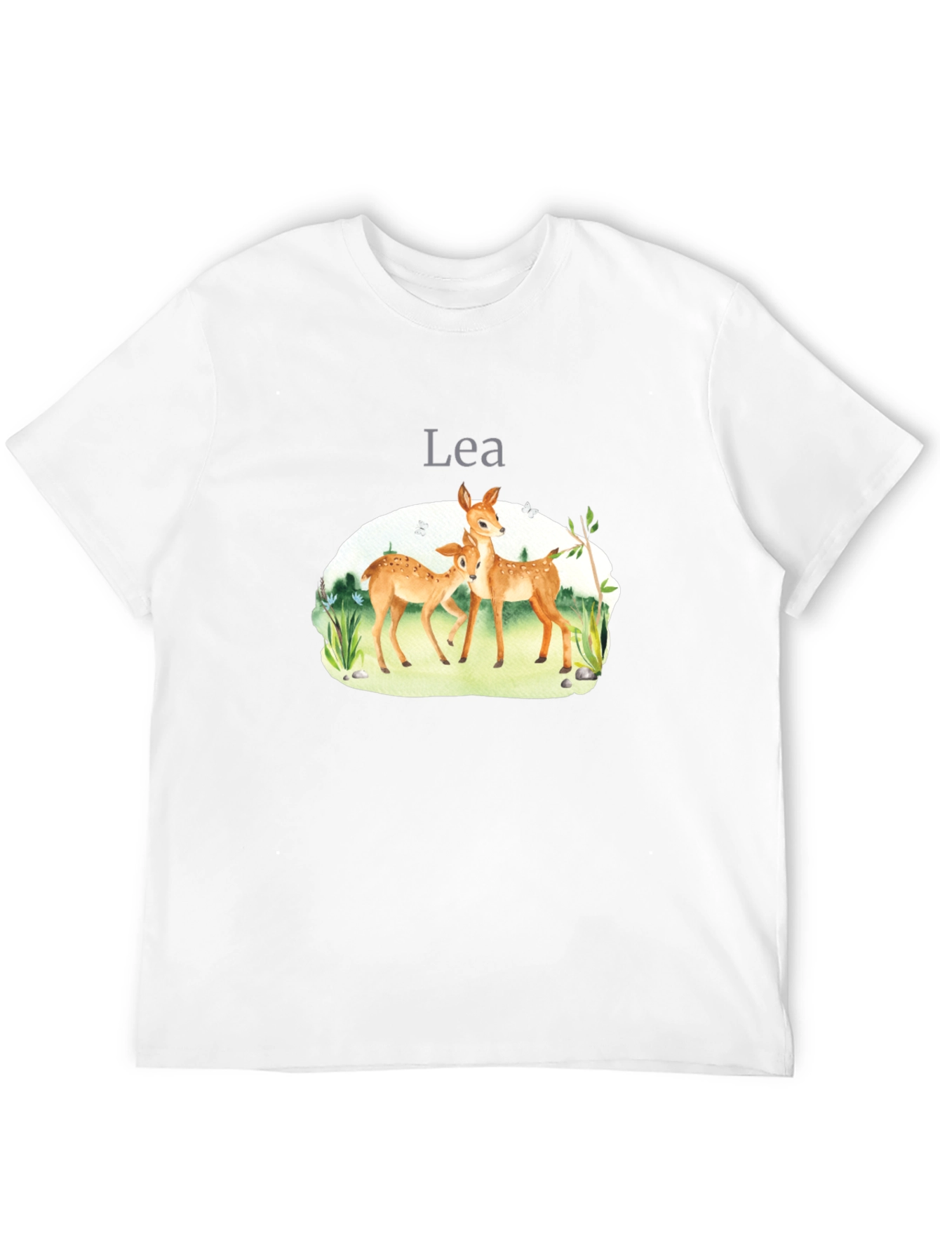 Deer Family Graphic Tee - Lea