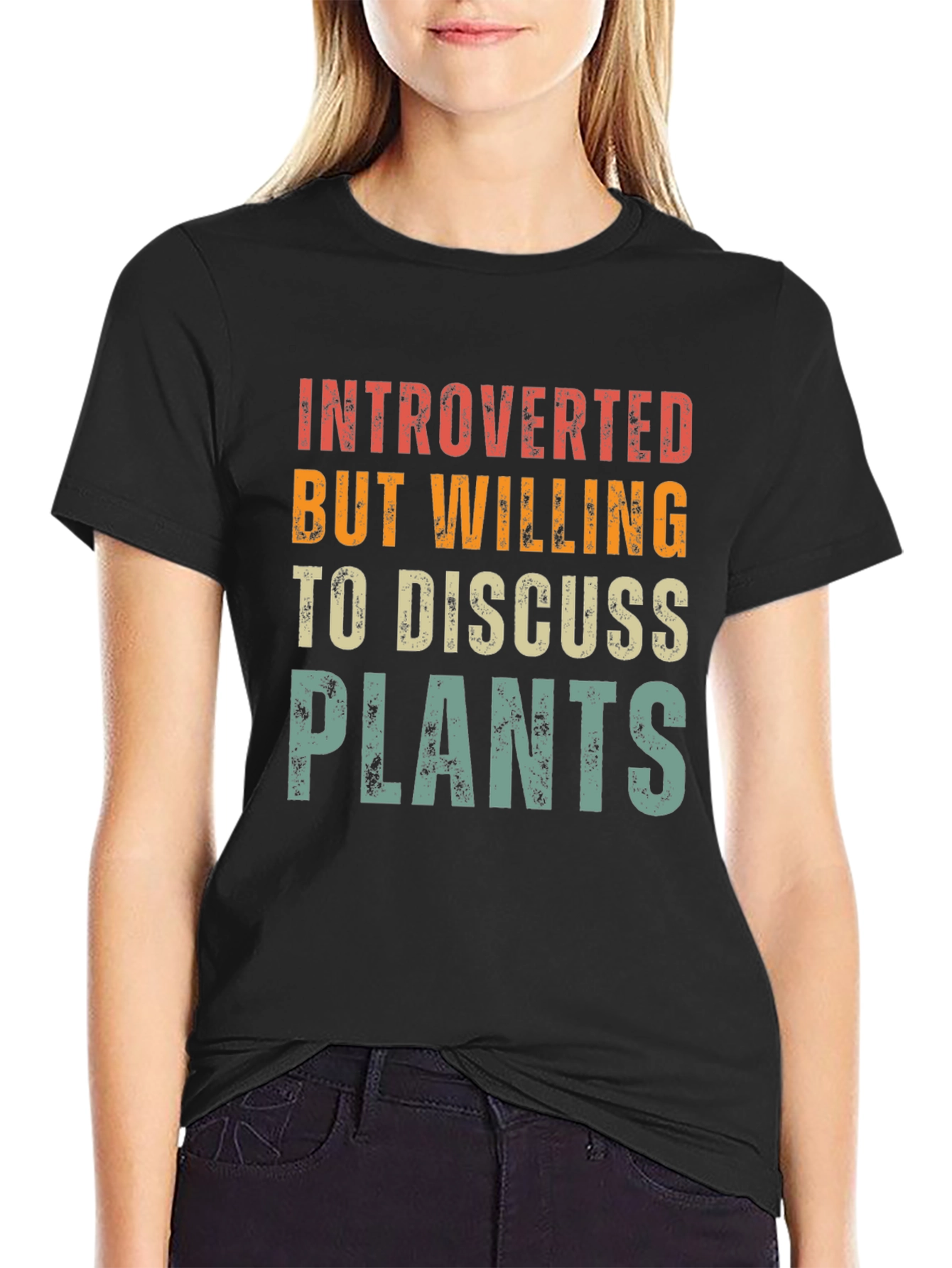 Introverted Plants Graphic Tee