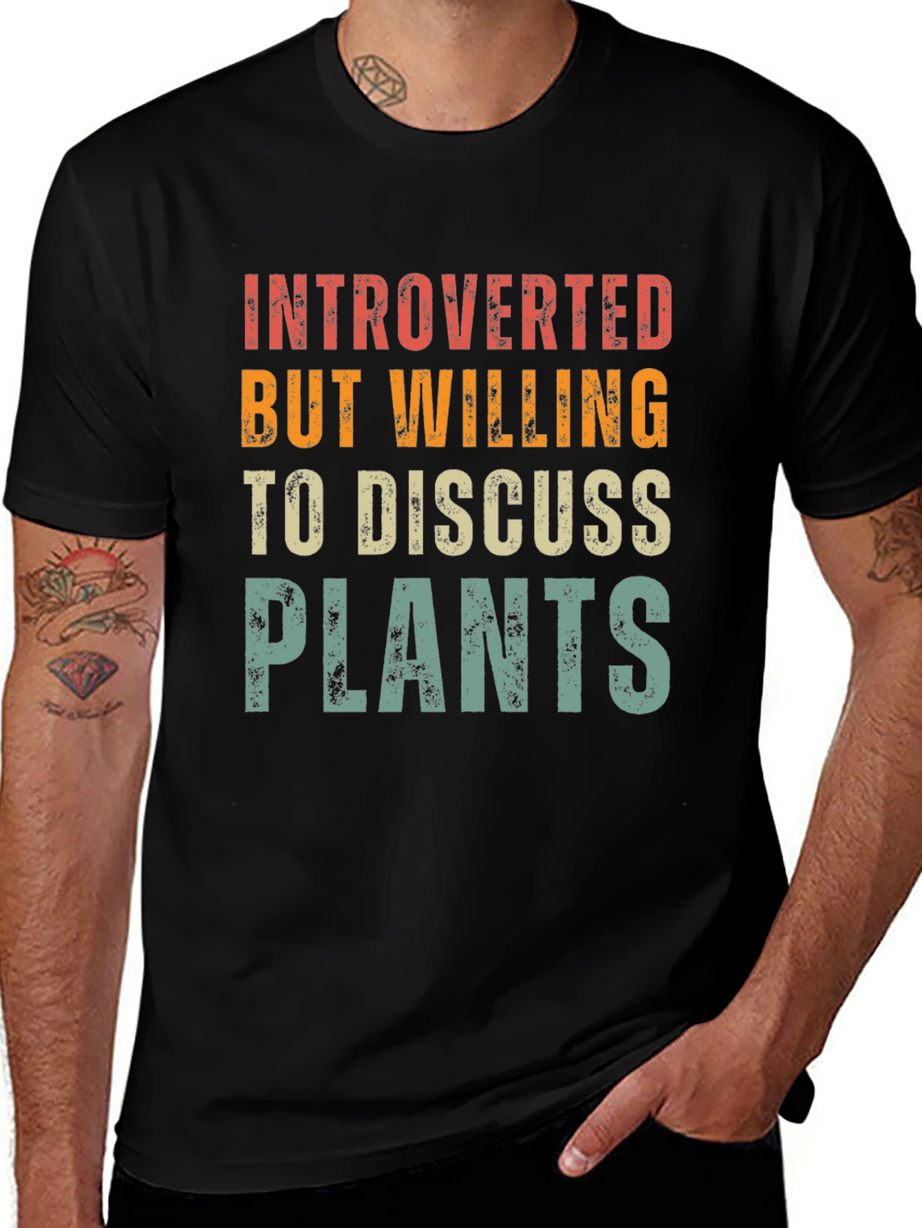 Introverted Plants Graphic Tee