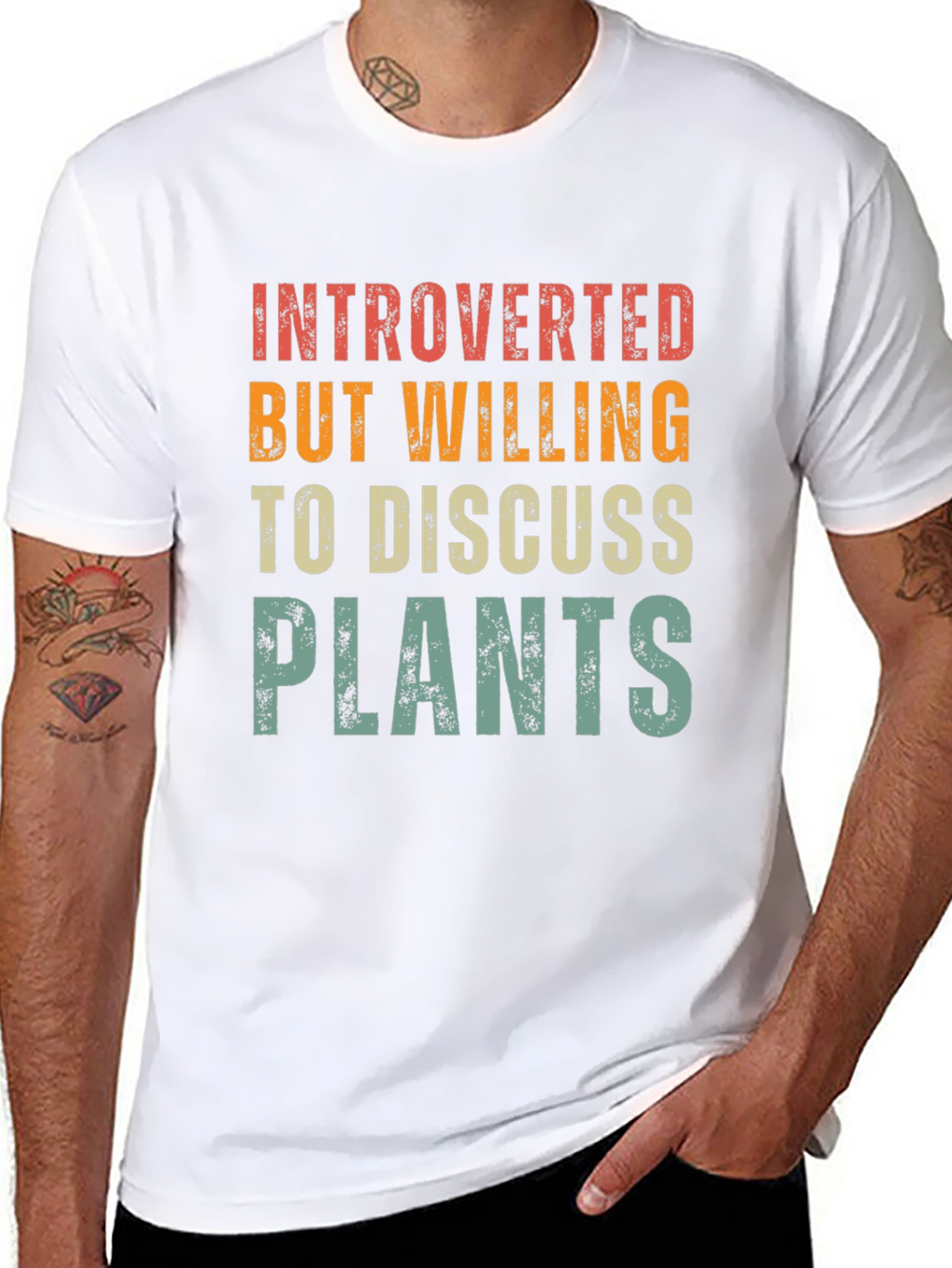 Introverted Plants Graphic Tee