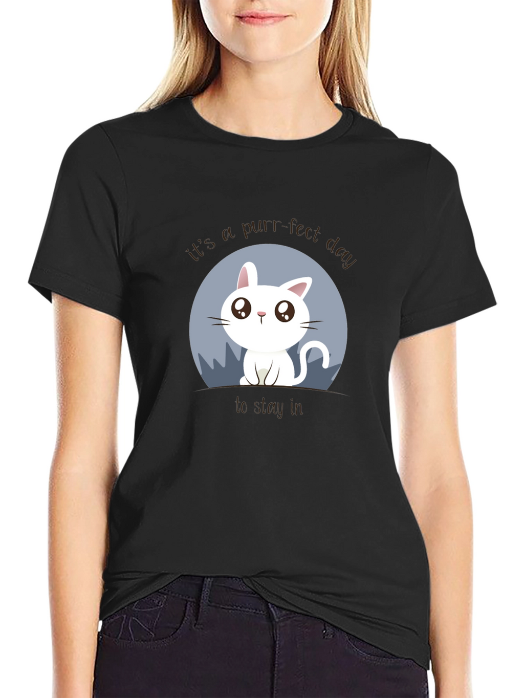 Purr-fect Day Cat Graphic Tee