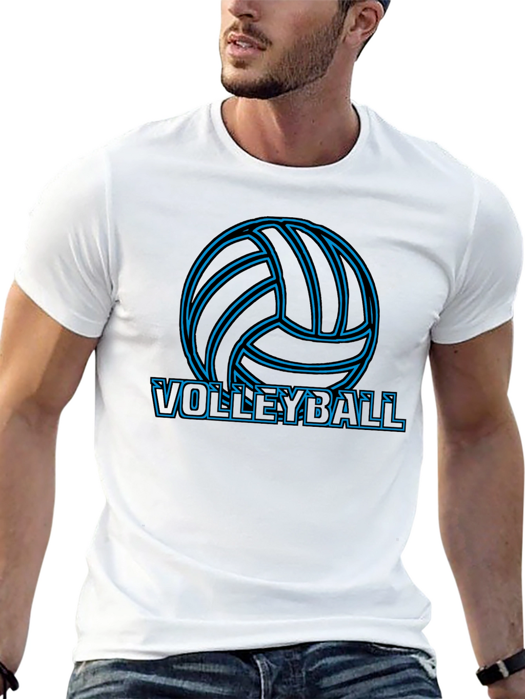 Volleyball Graphic Tee - Sports Fan Apparel
