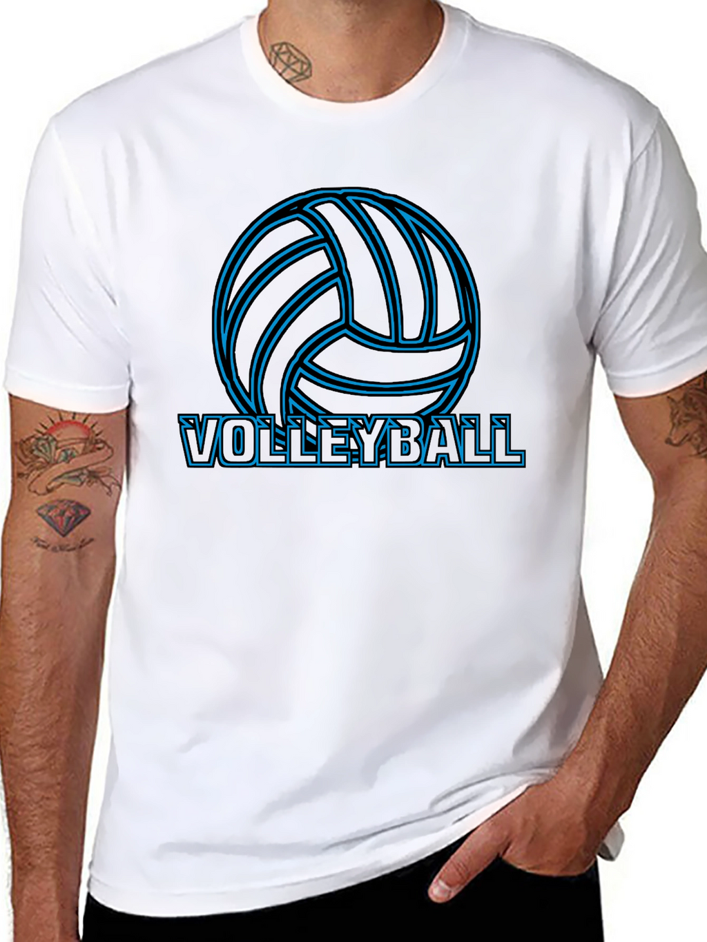 Volleyball Graphic Tee - Sports Fan Apparel