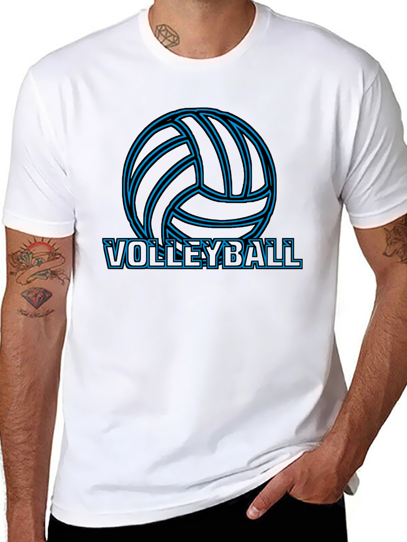 Volleyball Graphic Tee - Sports Fan Apparel