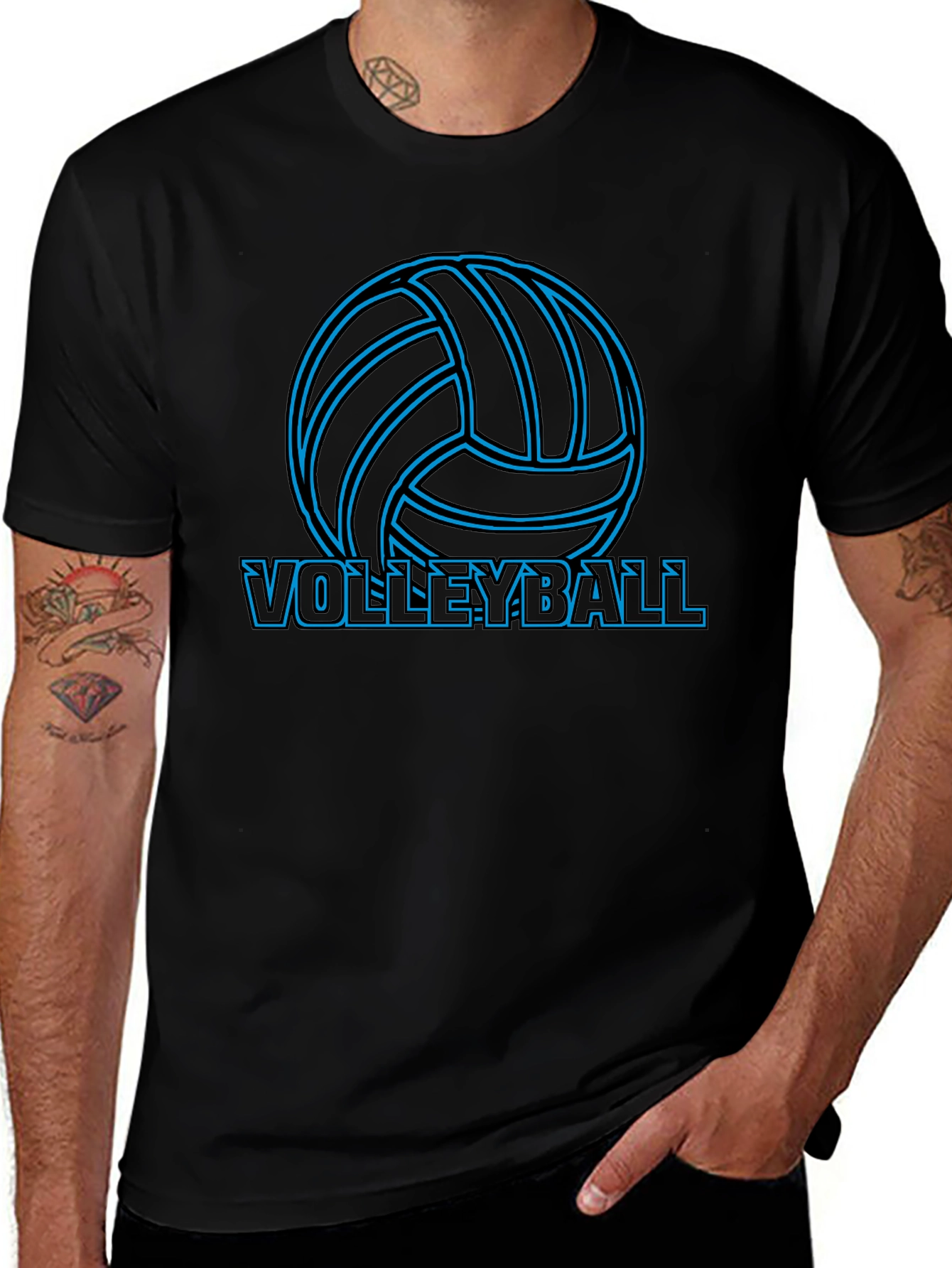 Volleyball Graphic Tee - Sports Fan Apparel