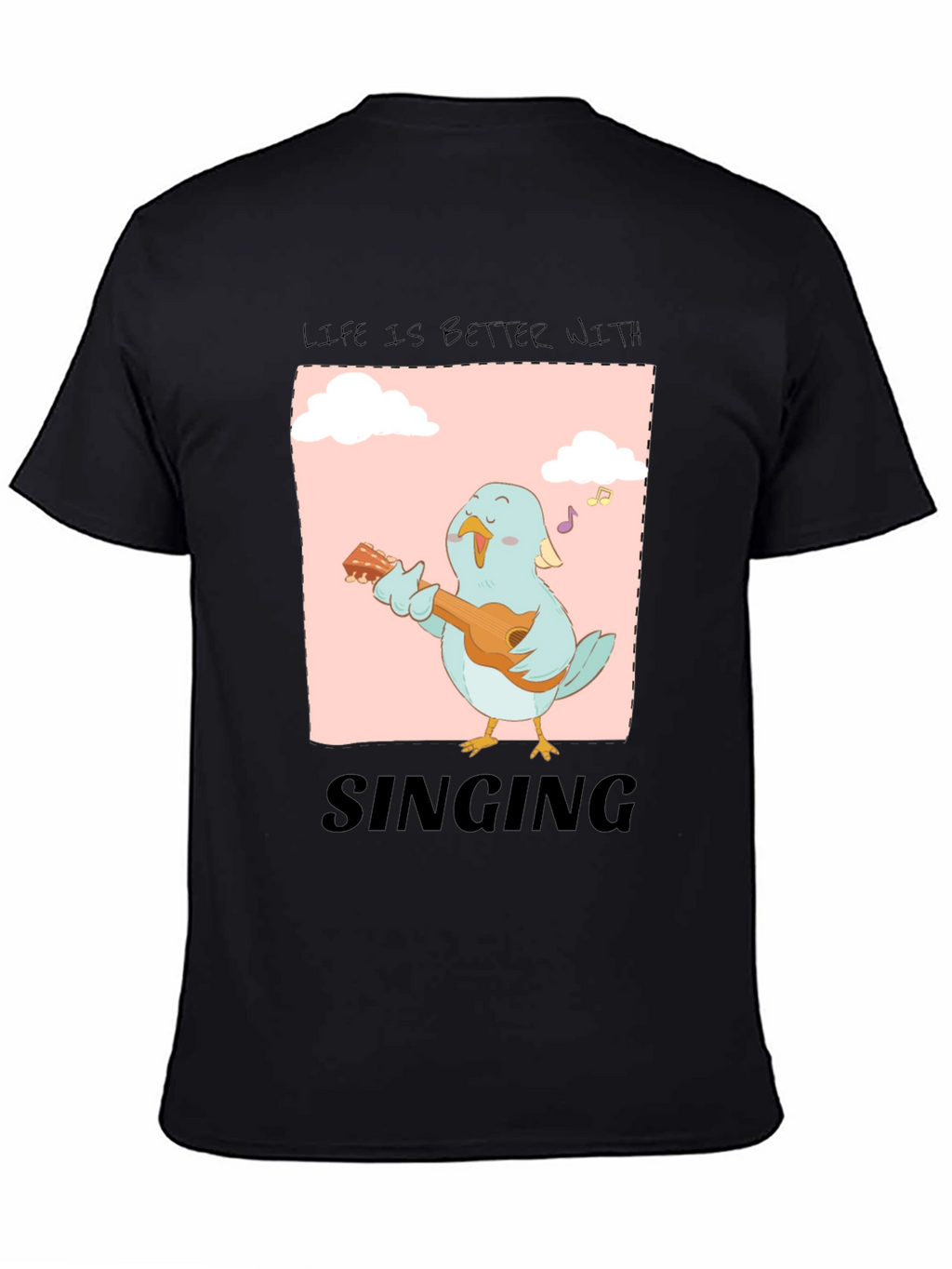 Life is Better with Singing Bird Graphic Tee
