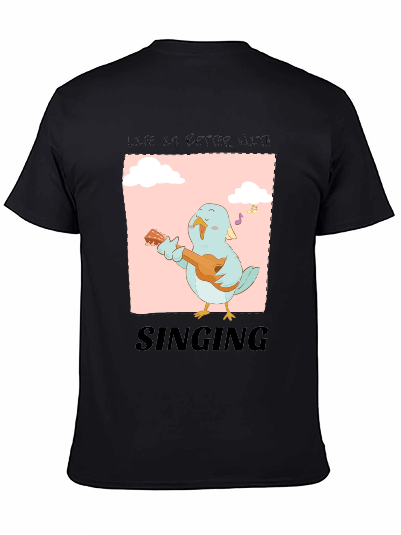 Life is Better with Singing Bird Graphic Tee