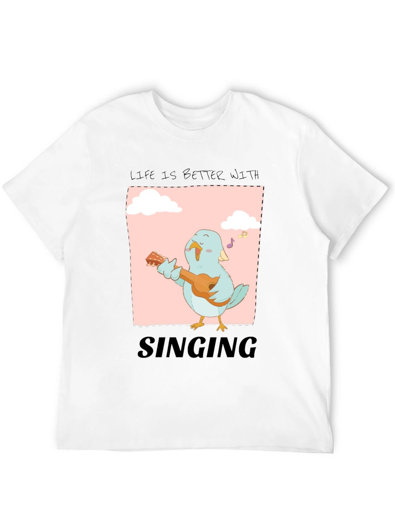 Life is Better with Singing Bird Graphic Tee
