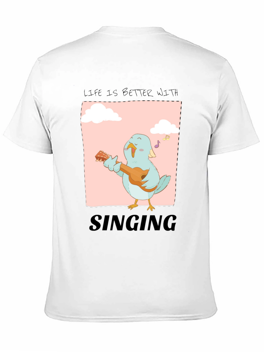 Life is Better with Singing Bird Graphic Tee