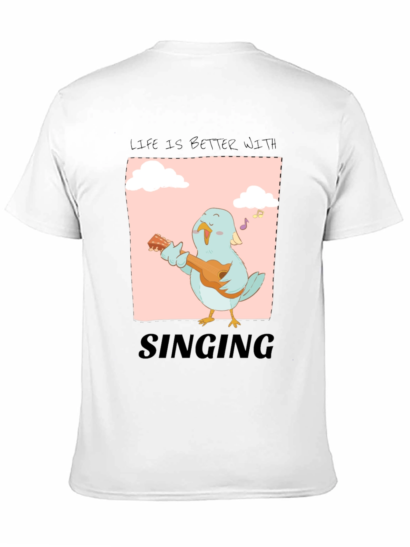 Life is Better with Singing Bird Graphic Tee