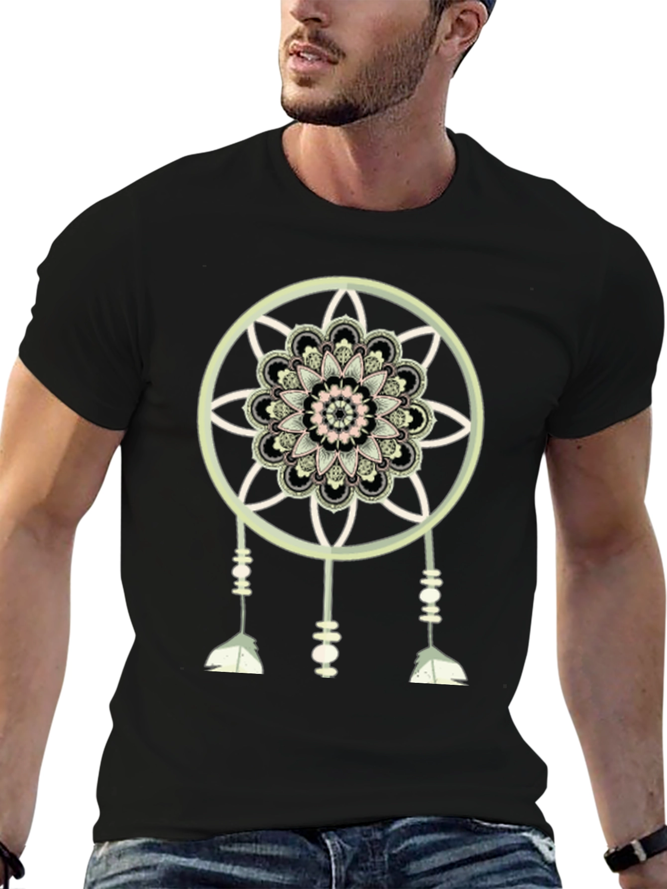 Dreamcatcher Mandala Graphic T-Shirt - Stylish & Unique