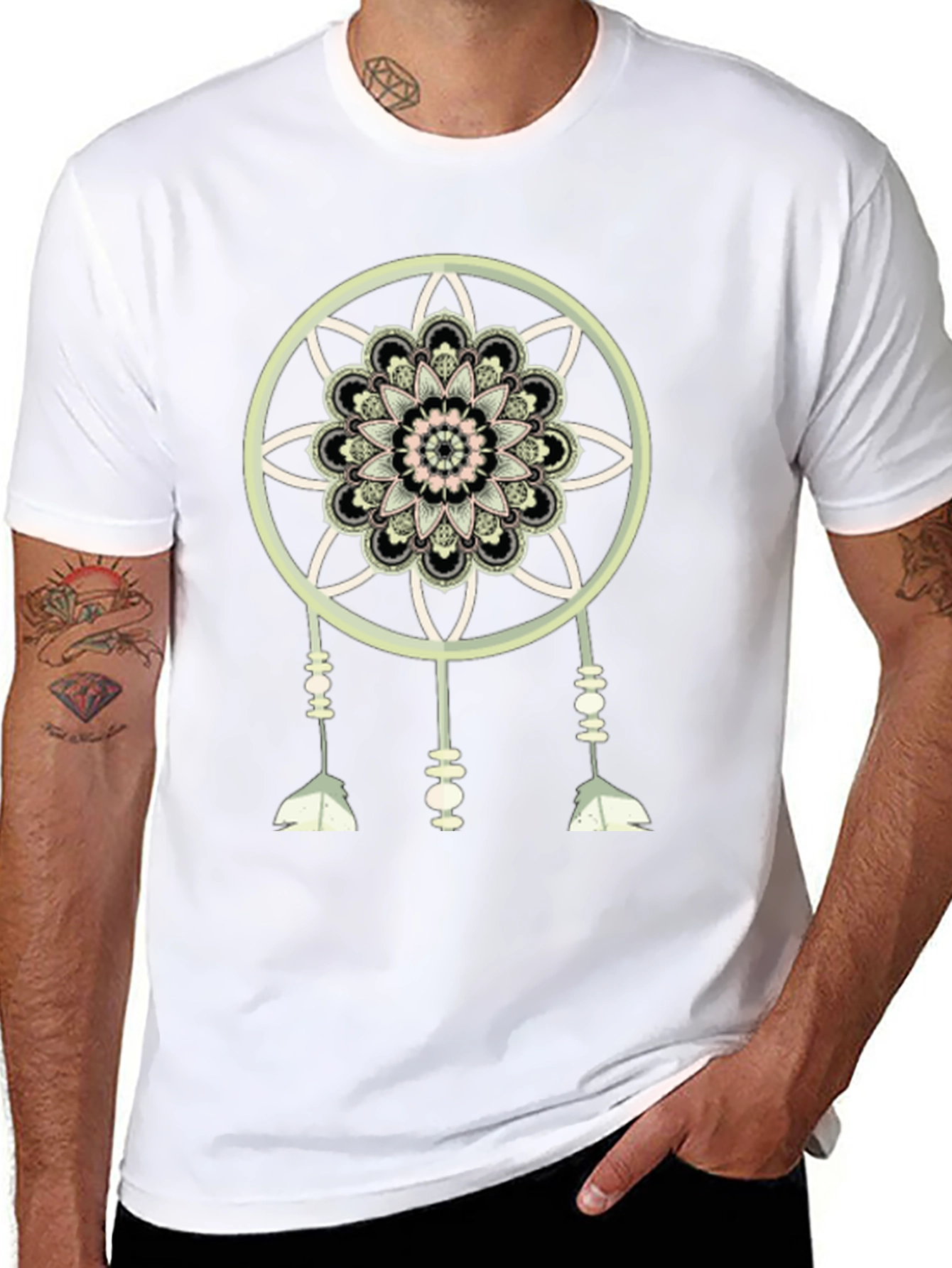 Dreamcatcher Mandala Graphic T-Shirt - Stylish & Unique
