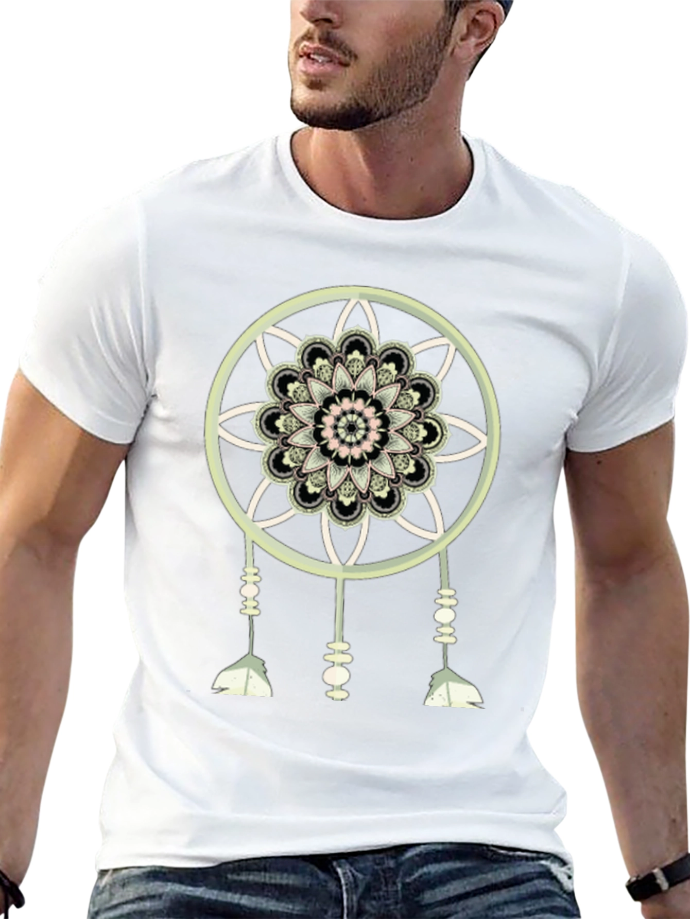 Dreamcatcher Mandala Graphic T-Shirt - Stylish & Unique
