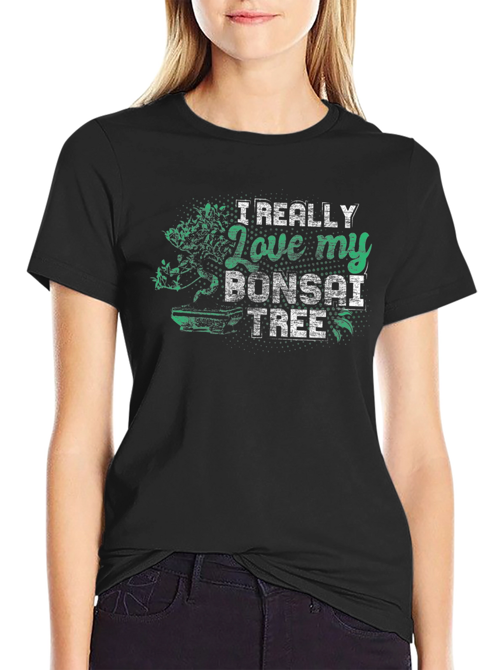 Bonsai Tree Lover Black T-Shirt