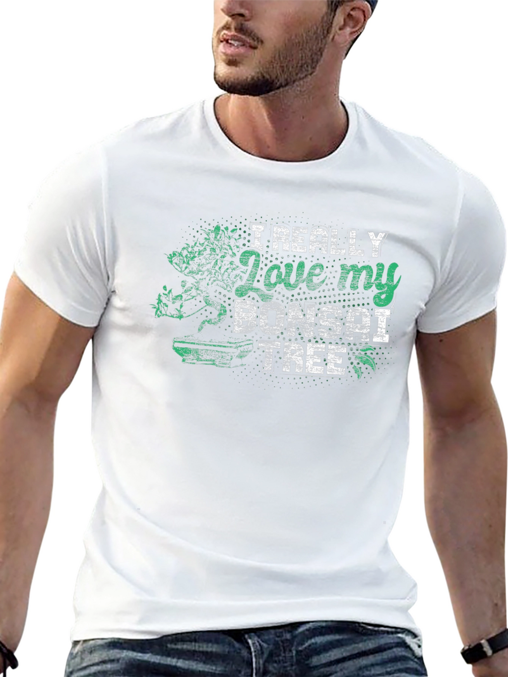 Bonsai Tree Lover Black T-Shirt