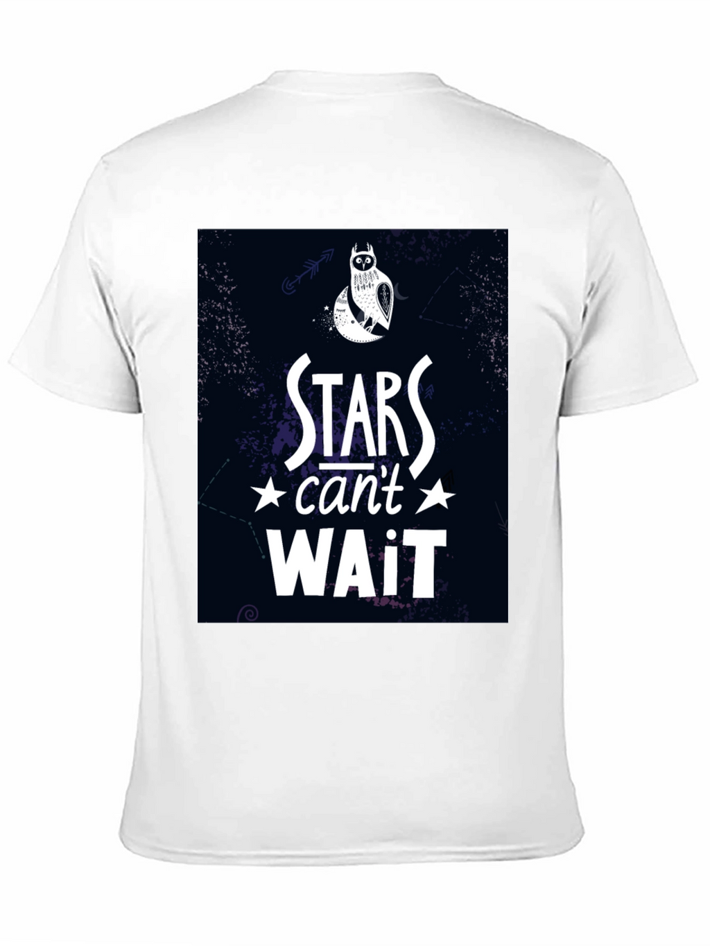 Stars Cant Wait Owl Graphic T-Shirt