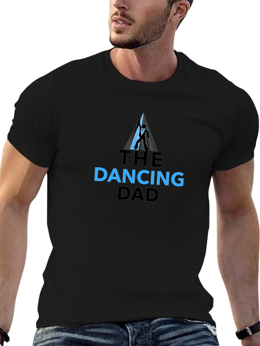 The Dancing Dad T-Shirt - Black Graphic Tee