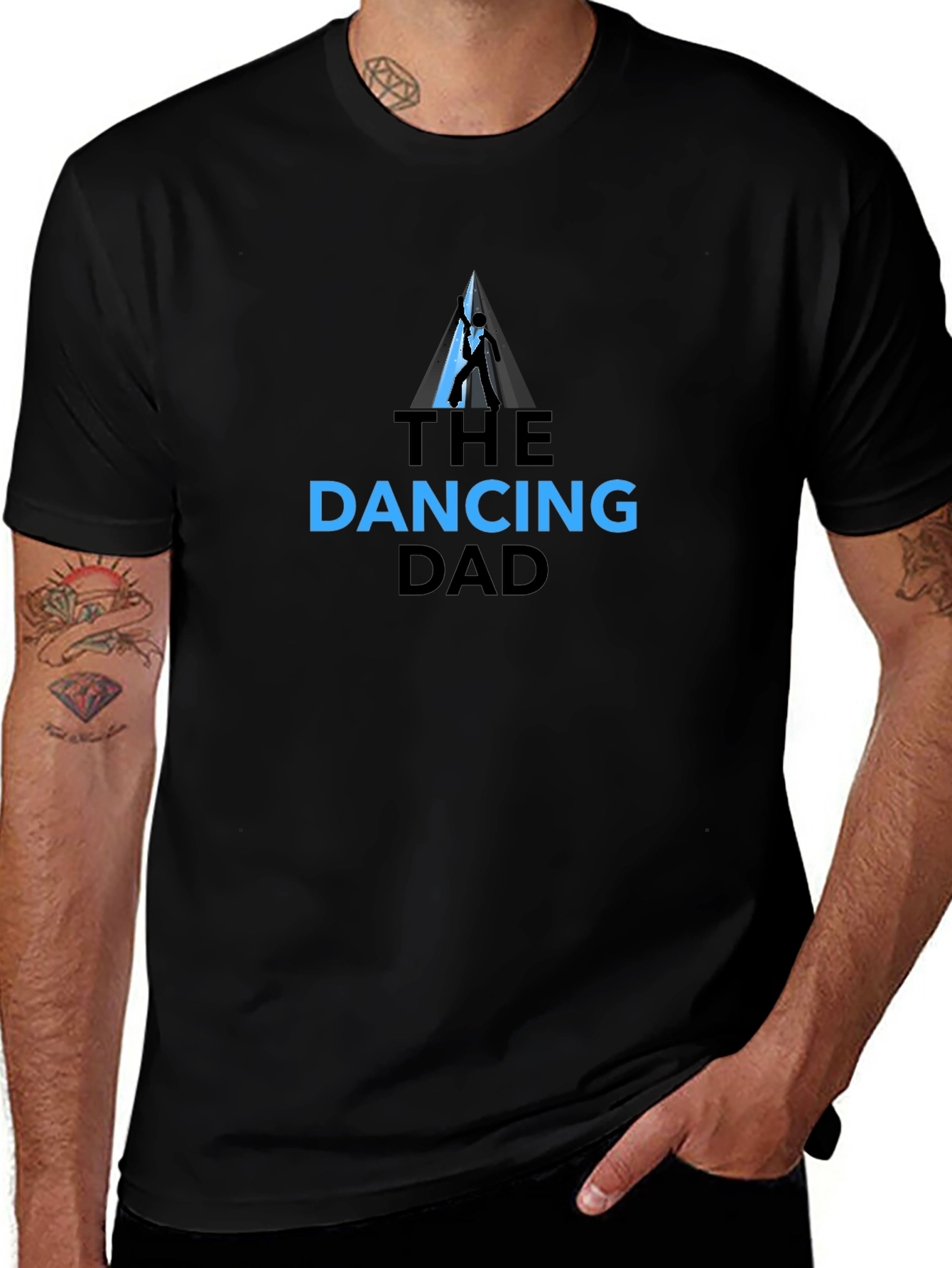 The Dancing Dad T-Shirt - Black Graphic Tee