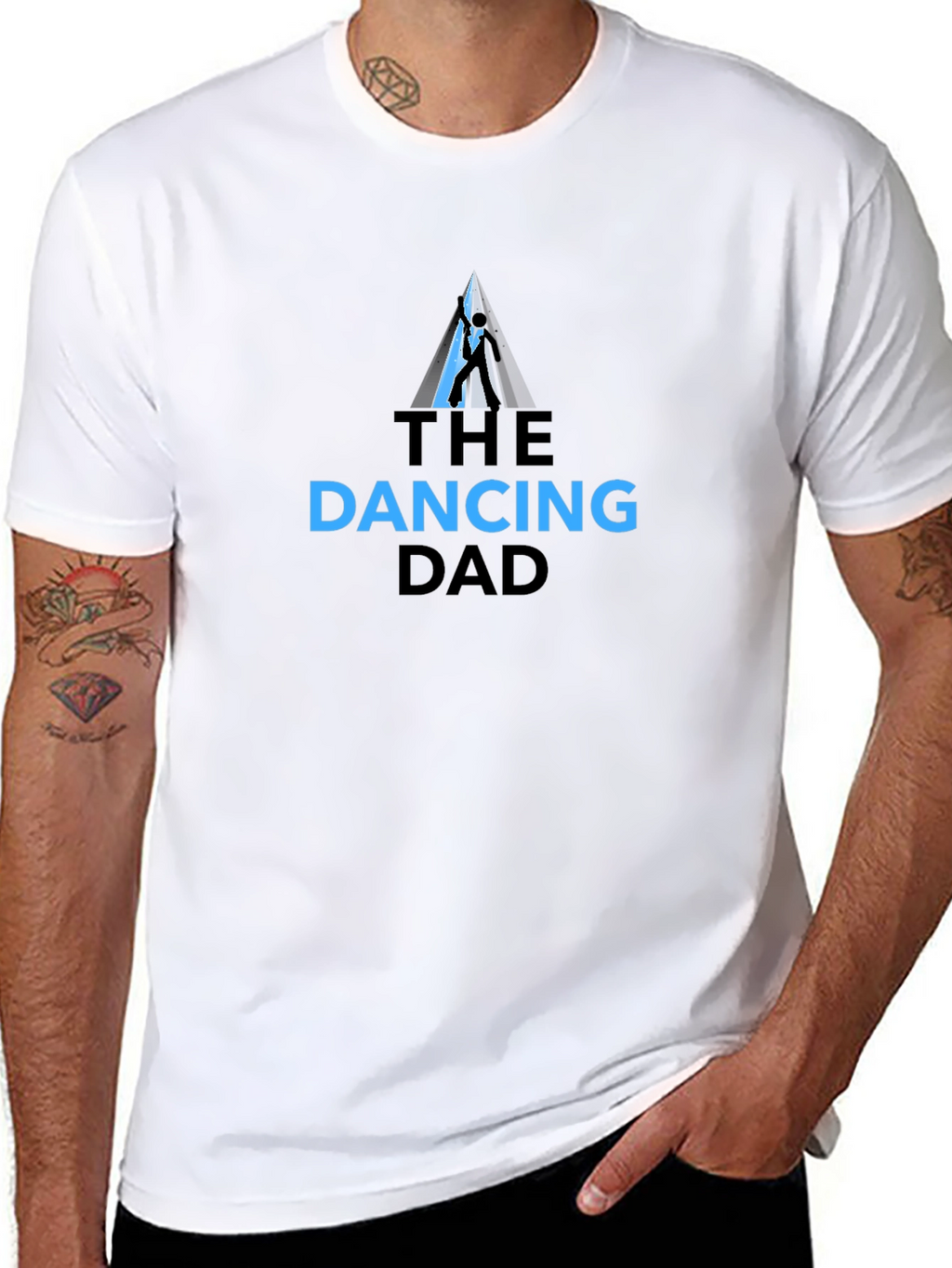 The Dancing Dad T-Shirt - Black Graphic Tee