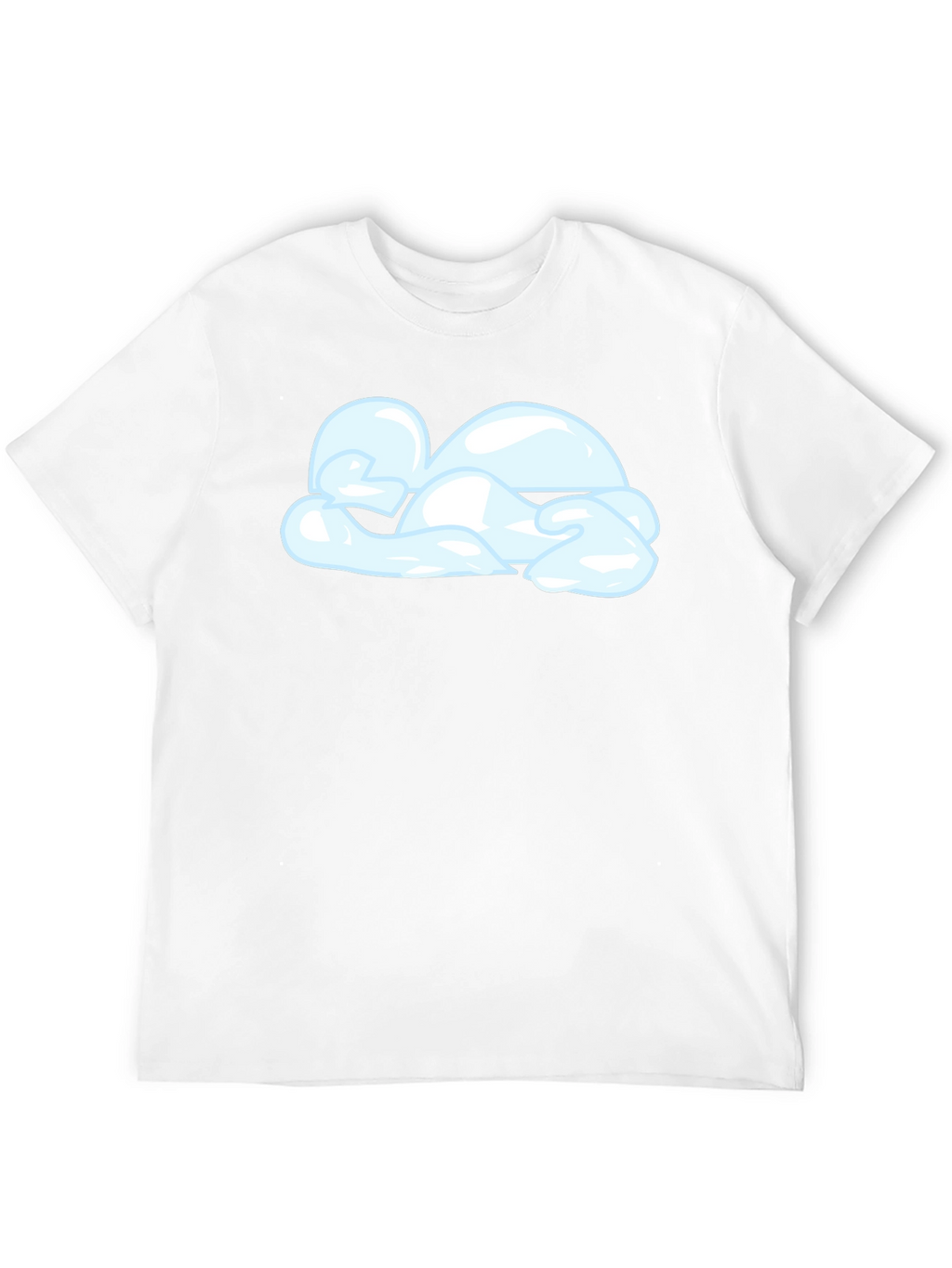 Cloud Graphic Black T-Shirt | Casual Cotton Tee