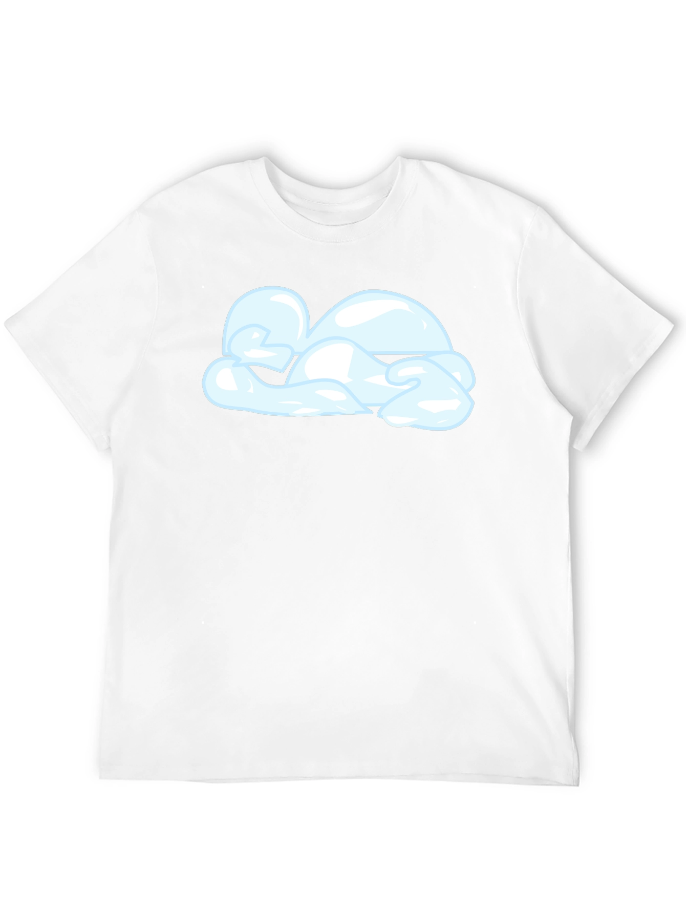 Cloud Graphic Black T-Shirt | Casual Cotton Tee
