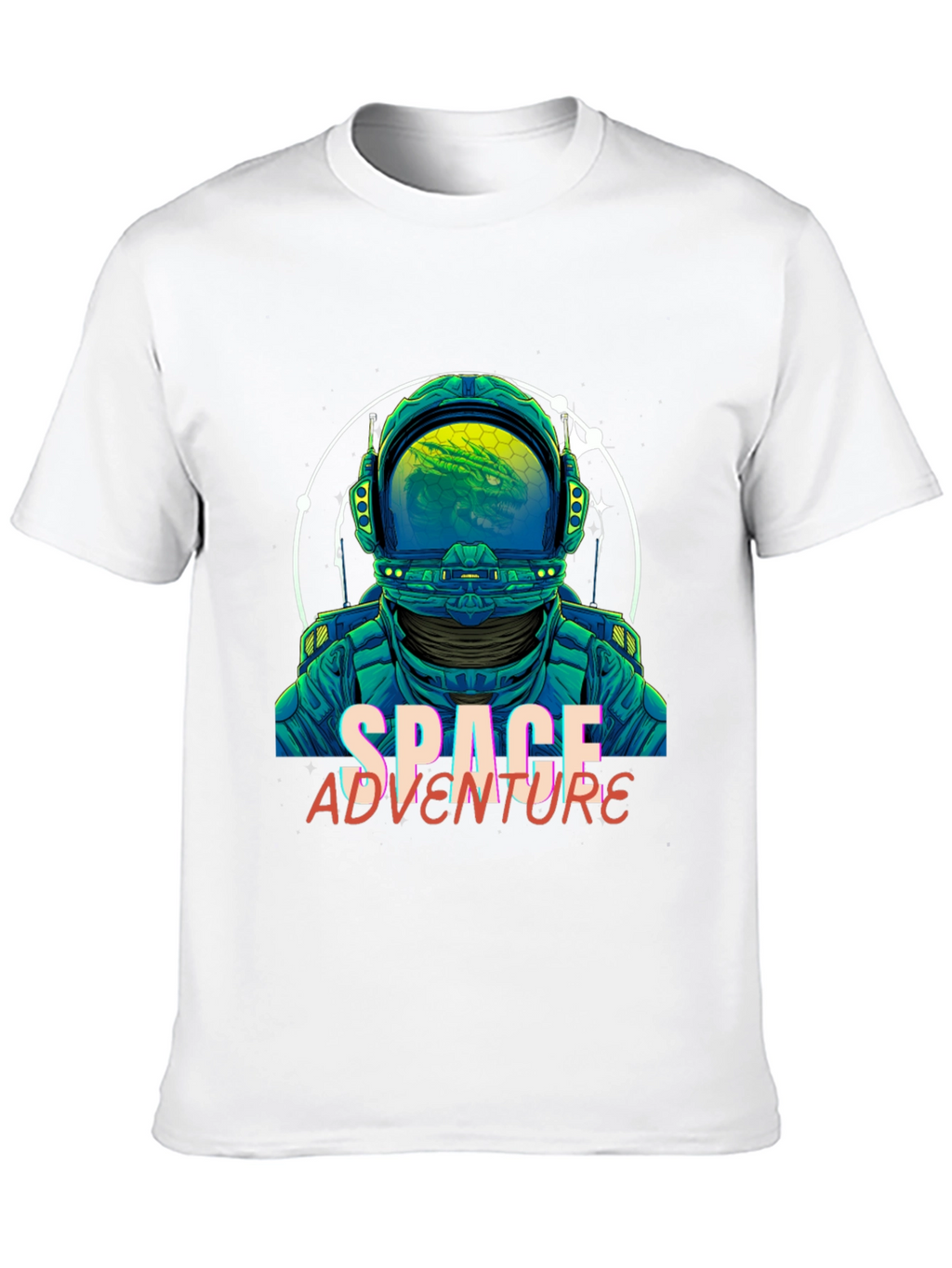 Space Adventure Graphic Tee - Astronaut Design