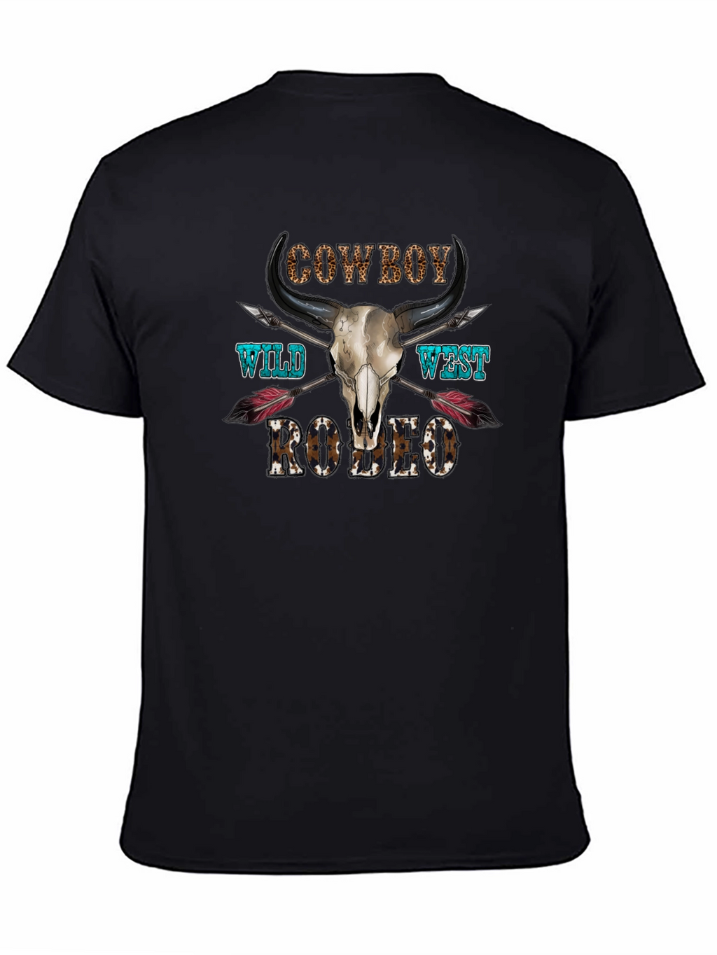 Cowboy Wild West Rodeo Graphic T-Shirt
