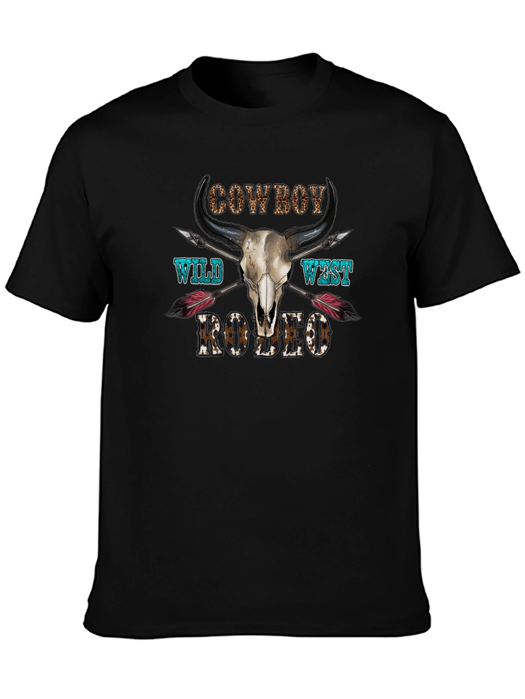 Cowboy Wild West Rodeo Graphic T-Shirt