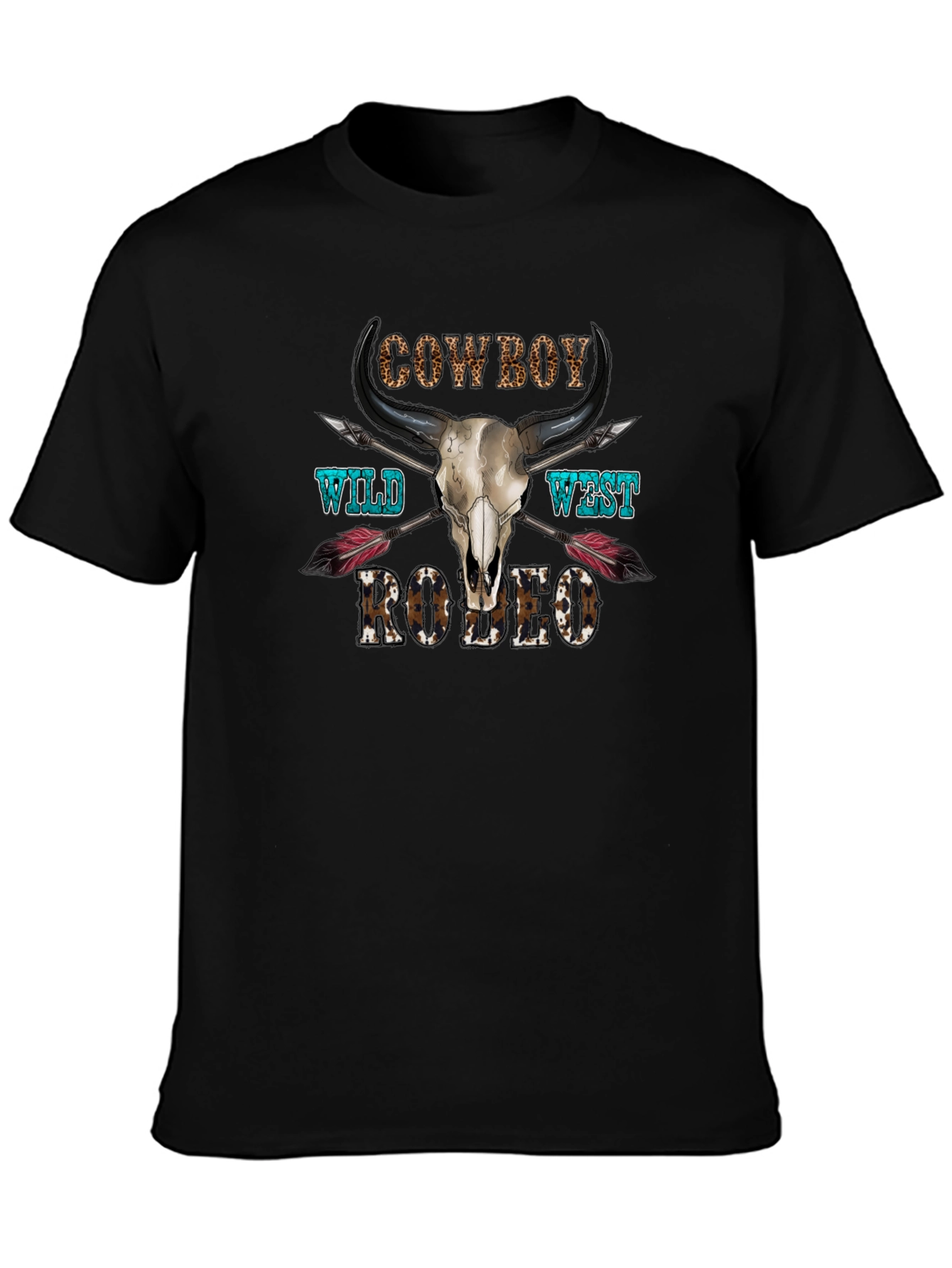 Cowboy Wild West Rodeo Graphic T-Shirt
