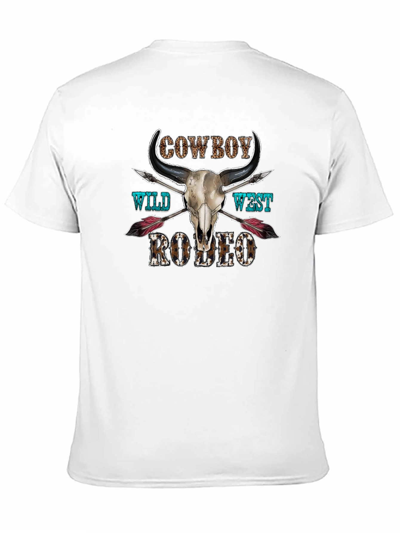 Cowboy Wild West Rodeo Graphic T-Shirt