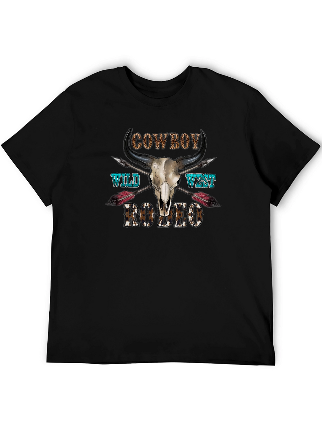 Cowboy Wild West Rodeo Graphic T-Shirt