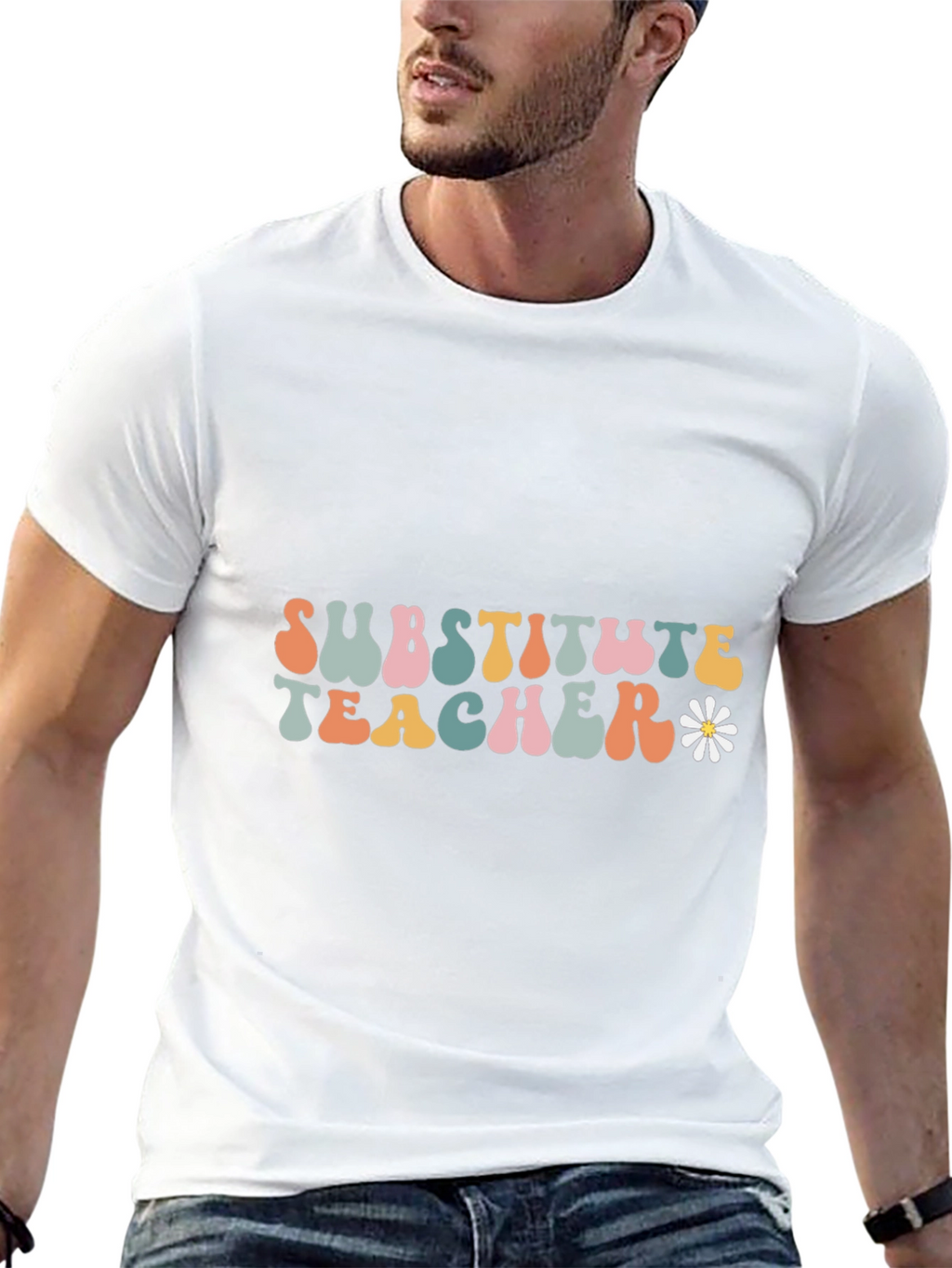 Substitute Teacher Retro T-Shirt