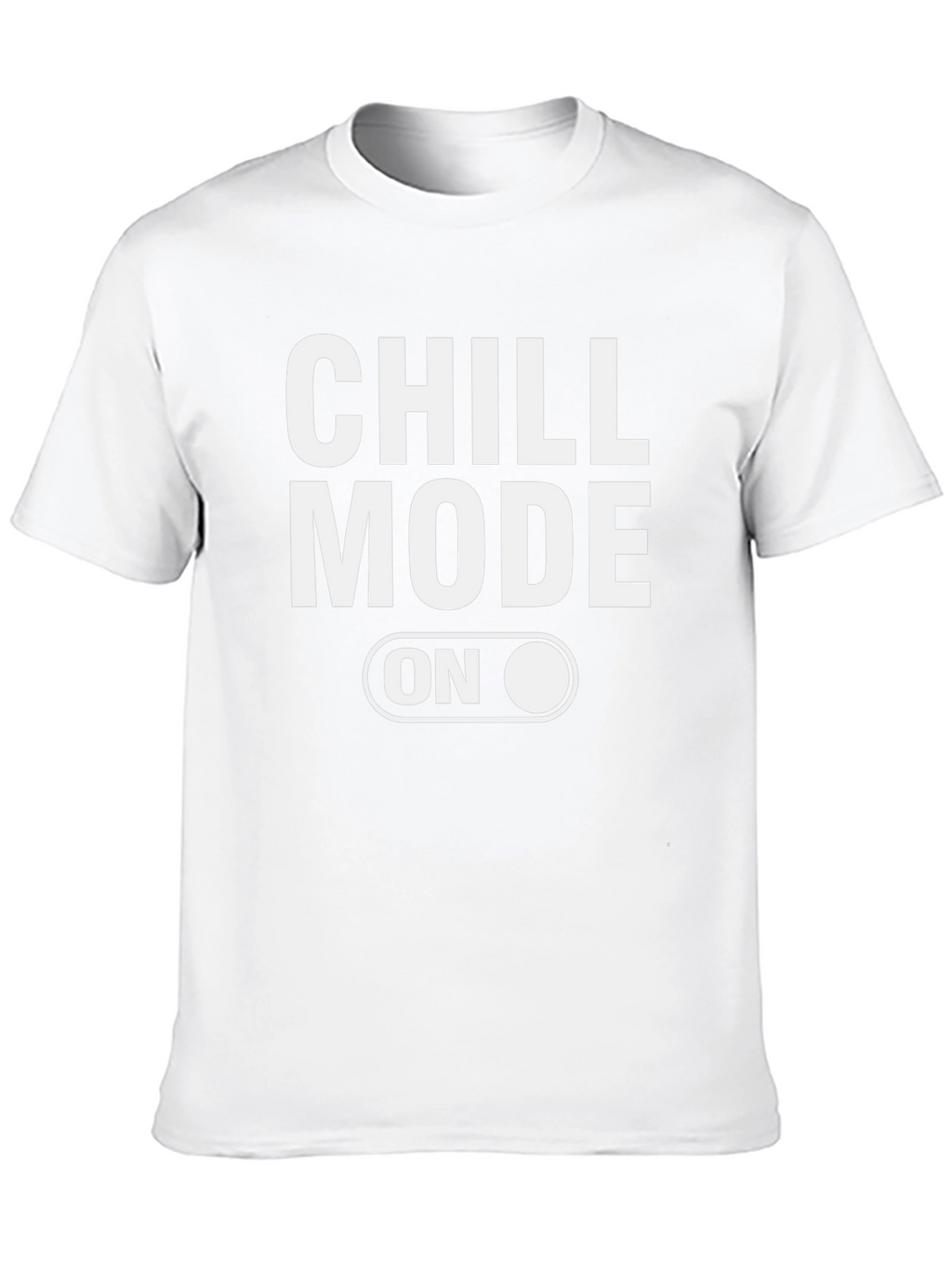 Chill Mode On Graphic Tee - Black Casual T-Shirt