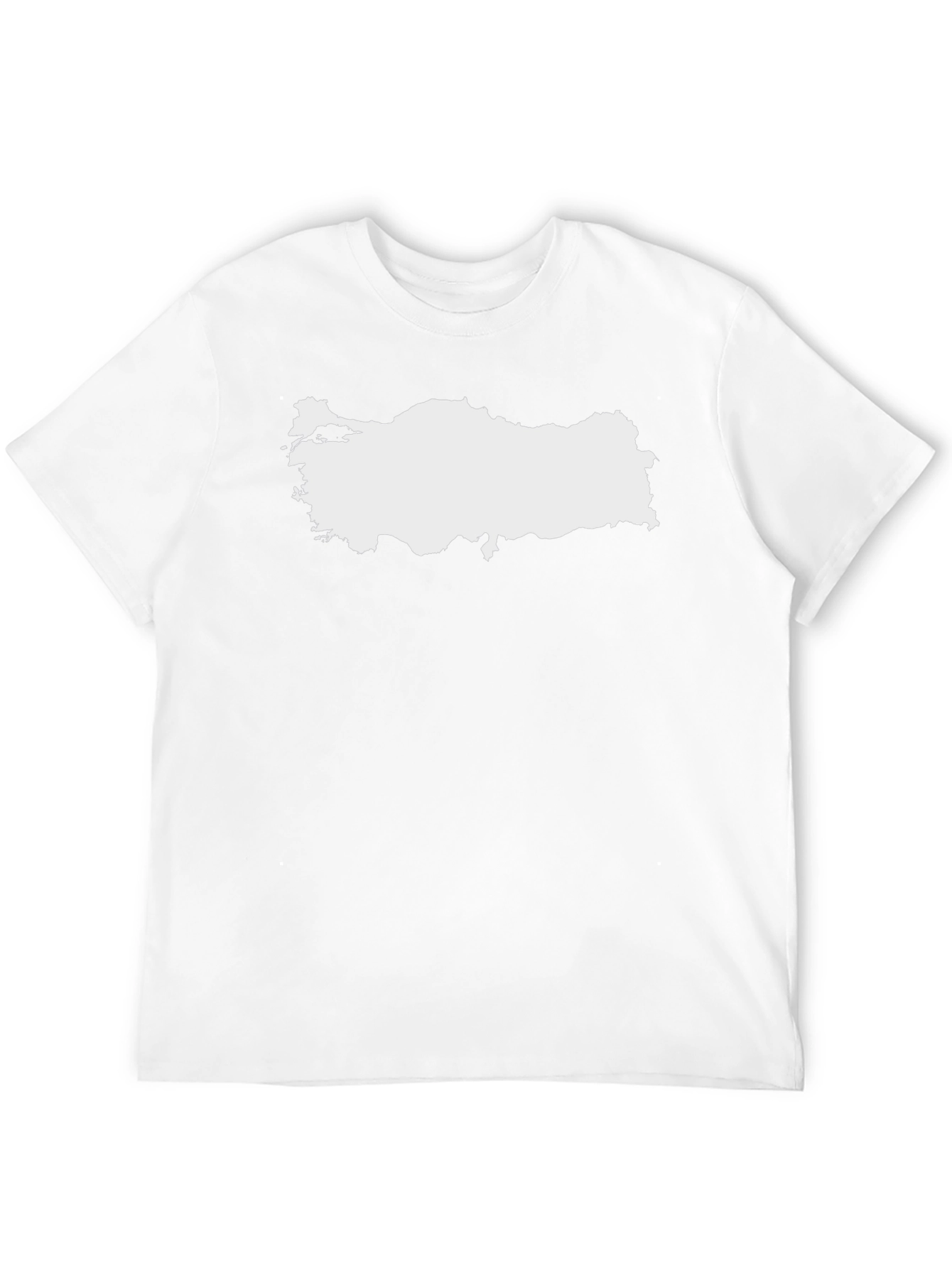 Turkey Map Graphic Tee - Black Unisex T-Shirt