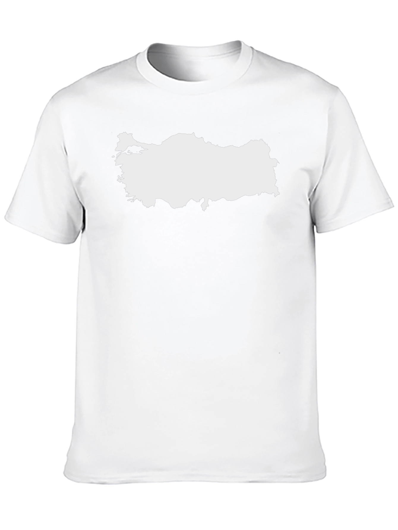 Turkey Map Graphic Tee - Black Unisex T-Shirt