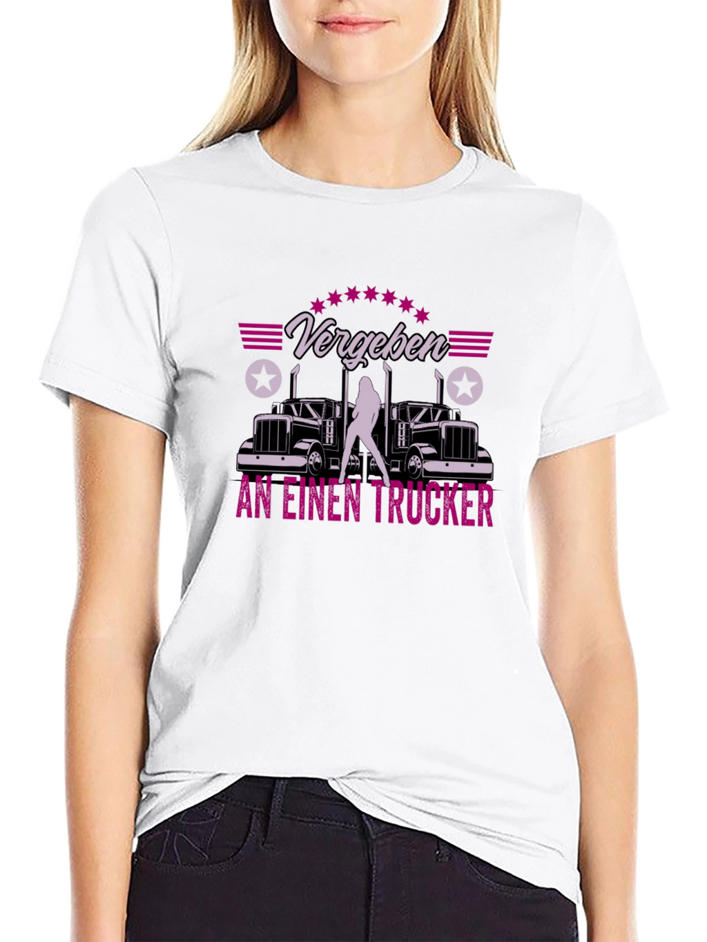 Trucker Tee - Vergeben an einen Trucker Graphic T-Shirt