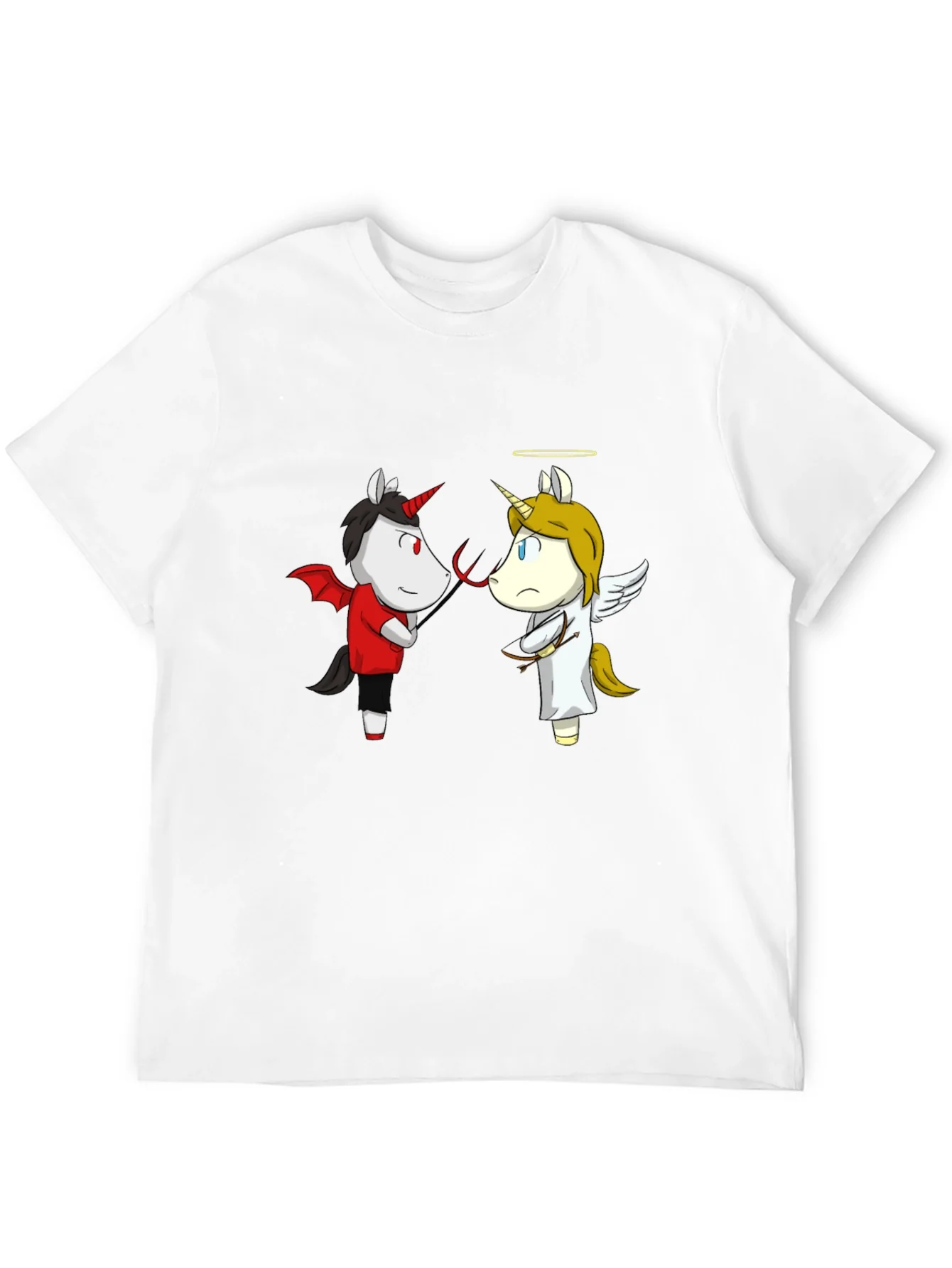 Angel and Devil Unicorn T-Shirt