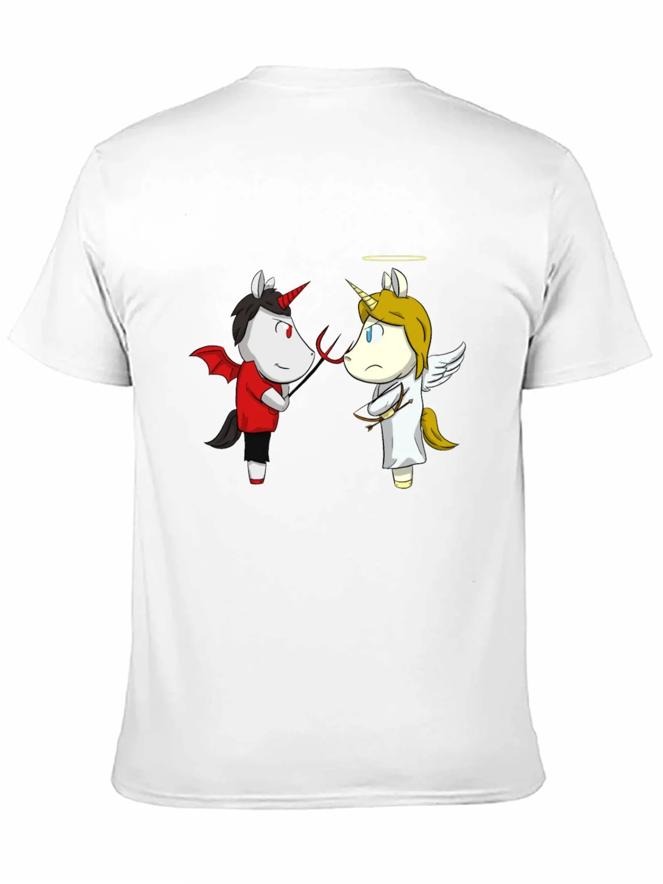 Angel and Devil Unicorn T-Shirt