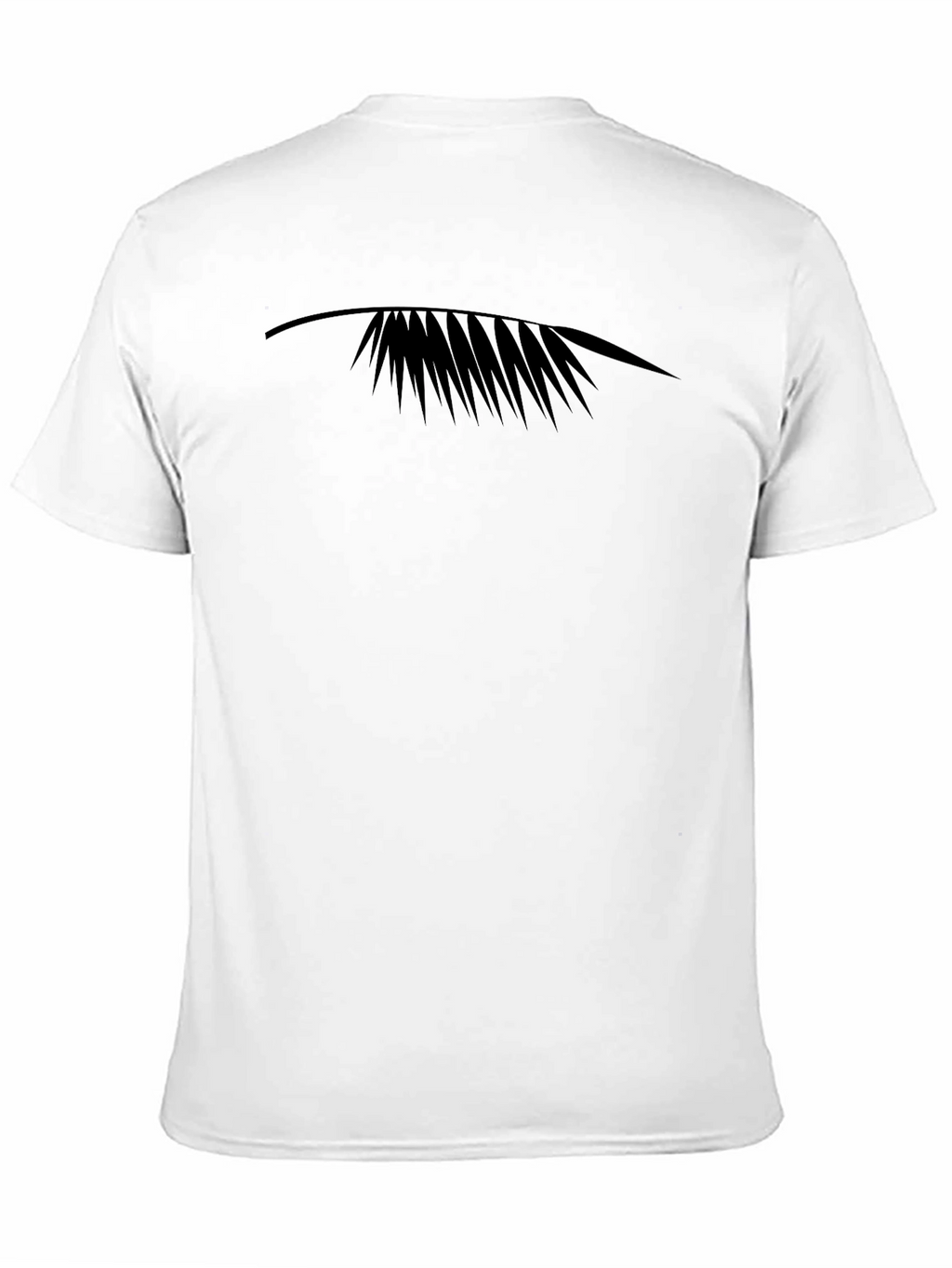 Mens Black Tropical Palm Graphic Tee
