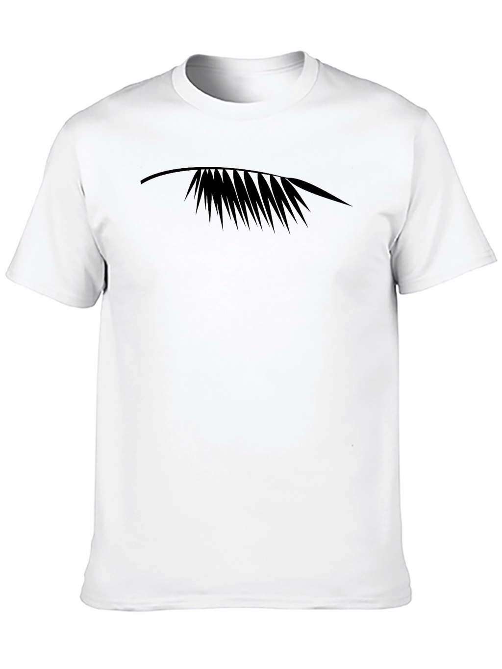 Mens Black Tropical Palm Graphic Tee