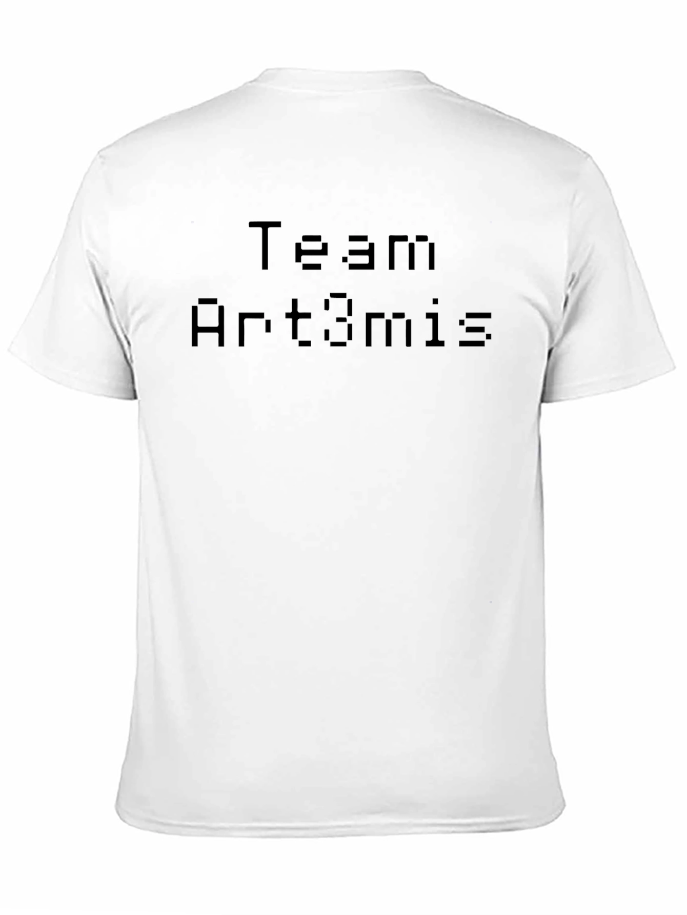 Team Artemis Black Crew Neck T-Shirt