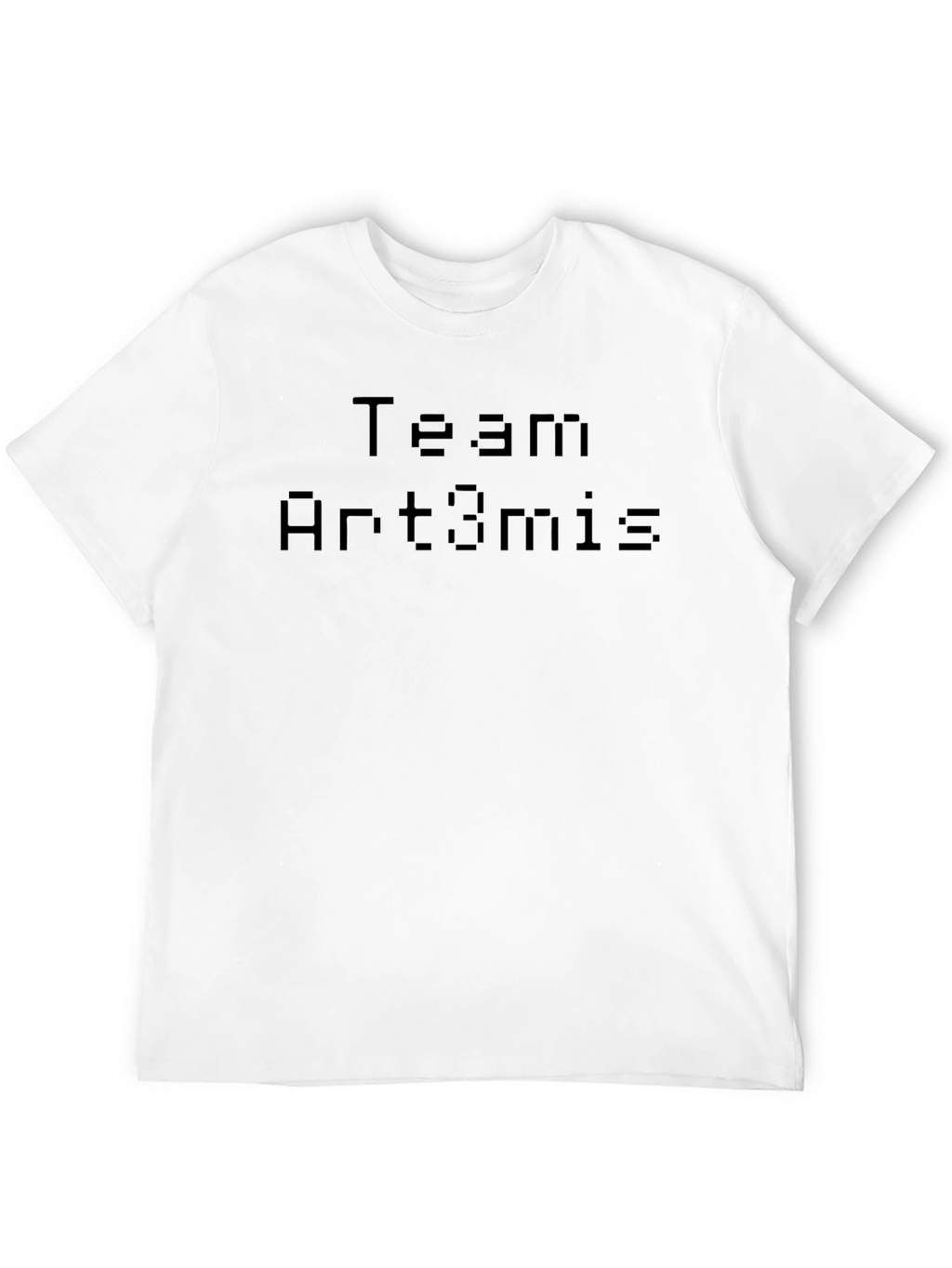 Team Artemis Black Crew Neck T-Shirt