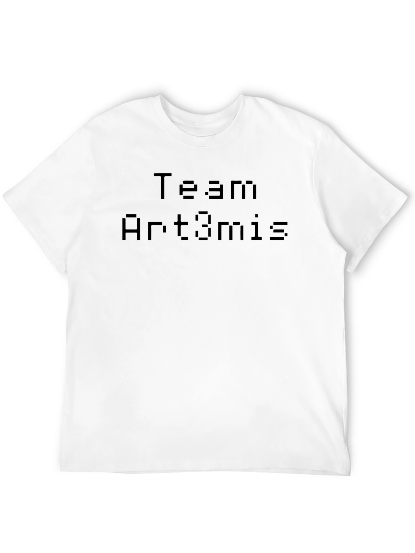 Team Artemis Black Crew Neck T-Shirt